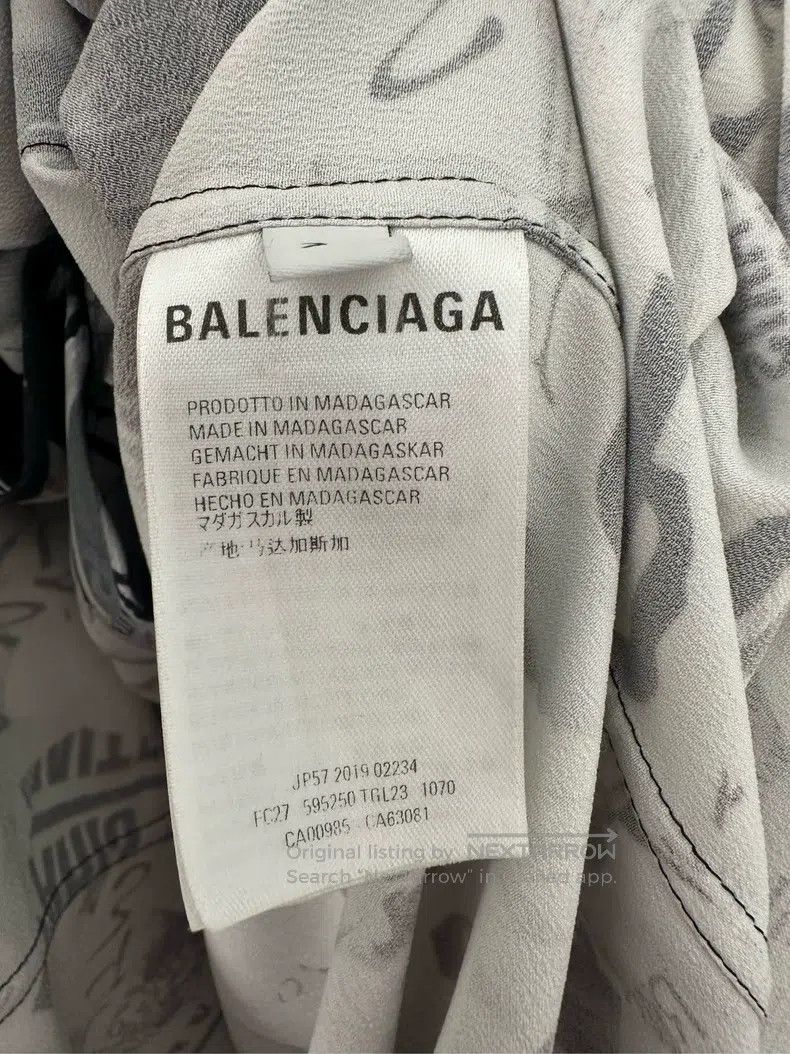 Balenciaga Balenciaga size 39 Magazine Shirt Jacket Size US M / EU 48-50 / 2 - 4 Thumbnail