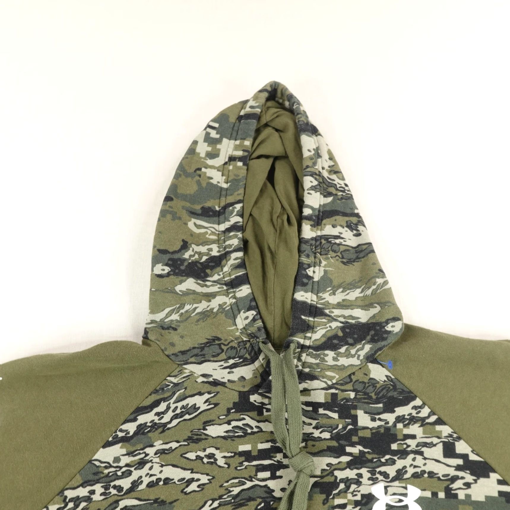 Under Armour Under Armour Hoodie Mens XL Green Camo Pullover Loose Fit Fleece Sweatshirt Size US XL / EU 56 / 4 - 2 Thumbnail