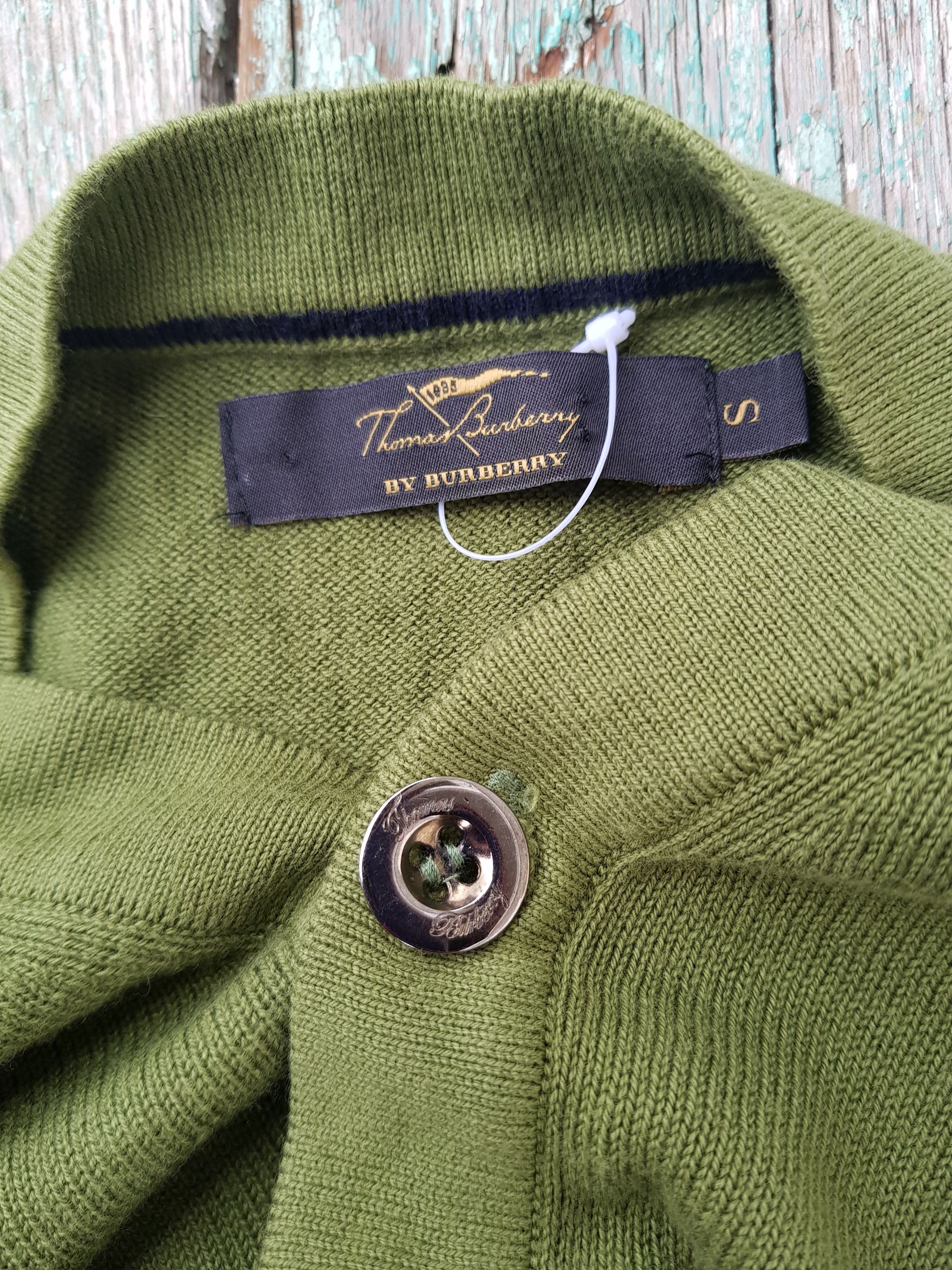 Burberry Thomas Burberry olive green Cardigan Size US S / EU 44-46 / 1 - 3 Thumbnail