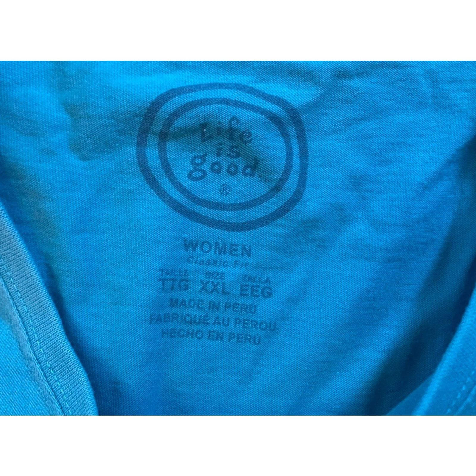 Life is Good Life is Good Woman Driver golf t-shirt Women’s XXL Blue Size XXL / US 16-18 / IT 52-54 - 2 Thumbnail