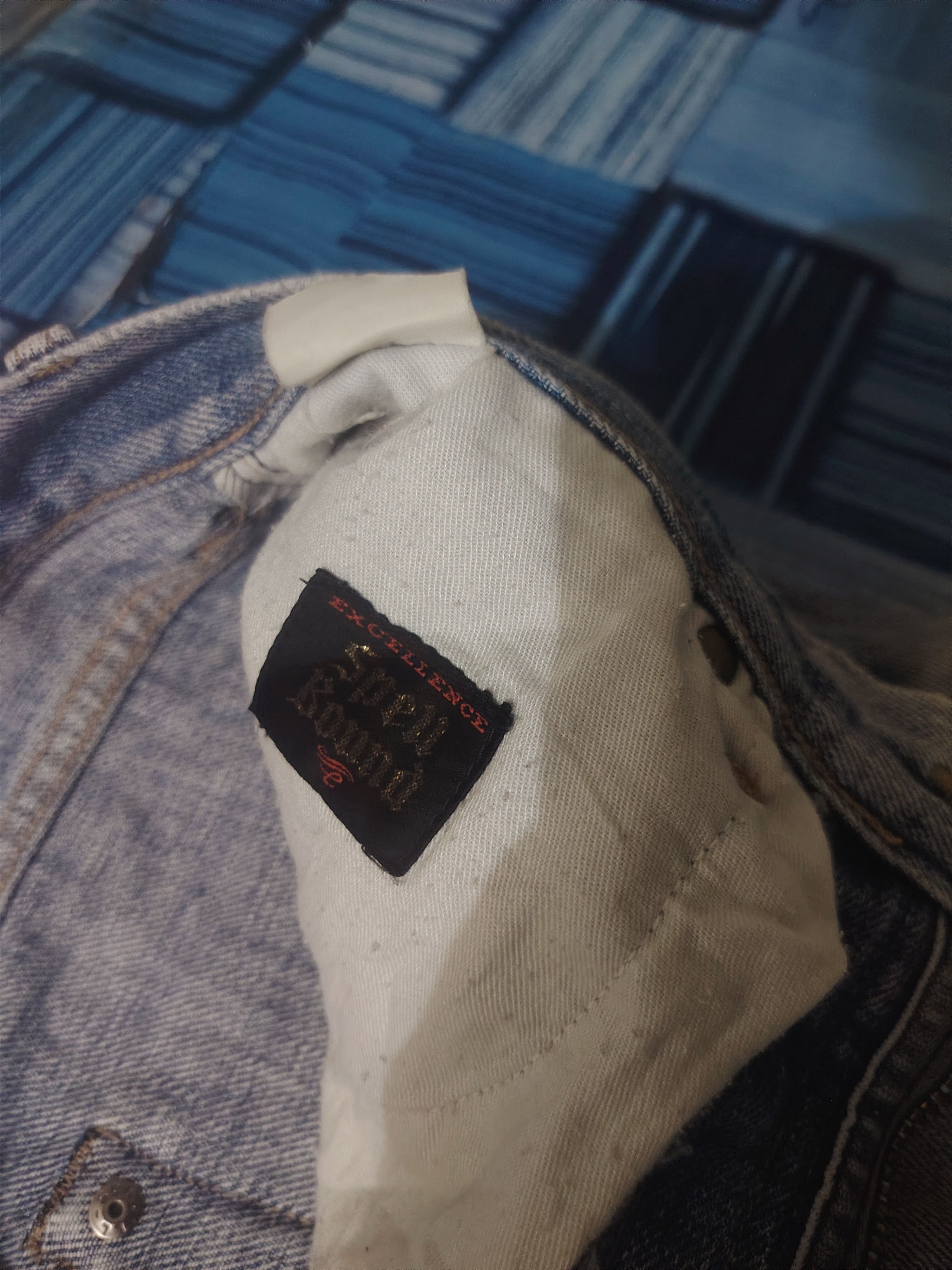 Spellbound Distressed Jeans Spellbound Rare Green line Selvedge Jeans Size US 29 - 13 Thumbnail
