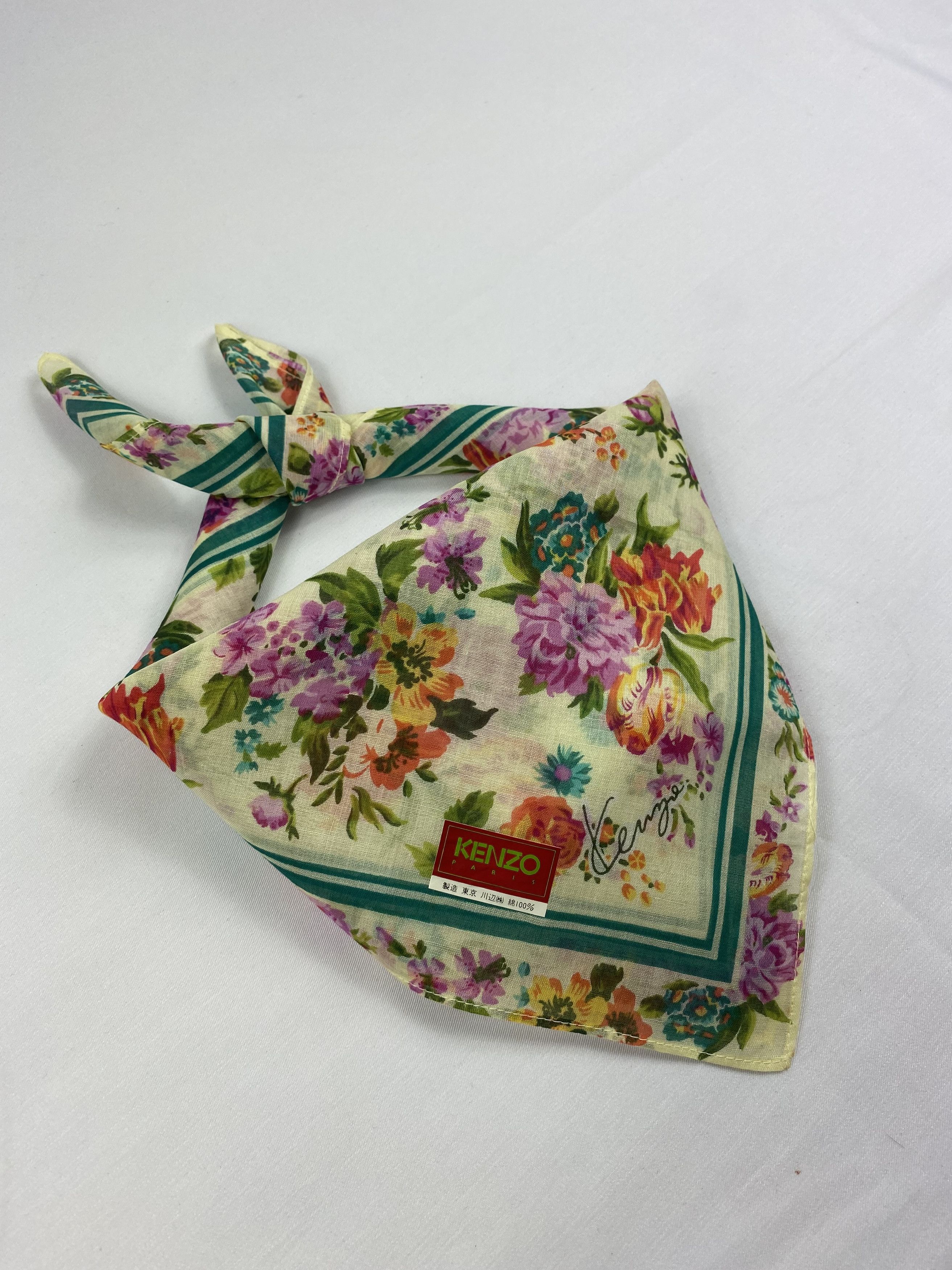 Kenzo × Vintage Kenzo Handkerchief / Bandana / Neckerchief Size ONE SIZE - 2 Thumbnail