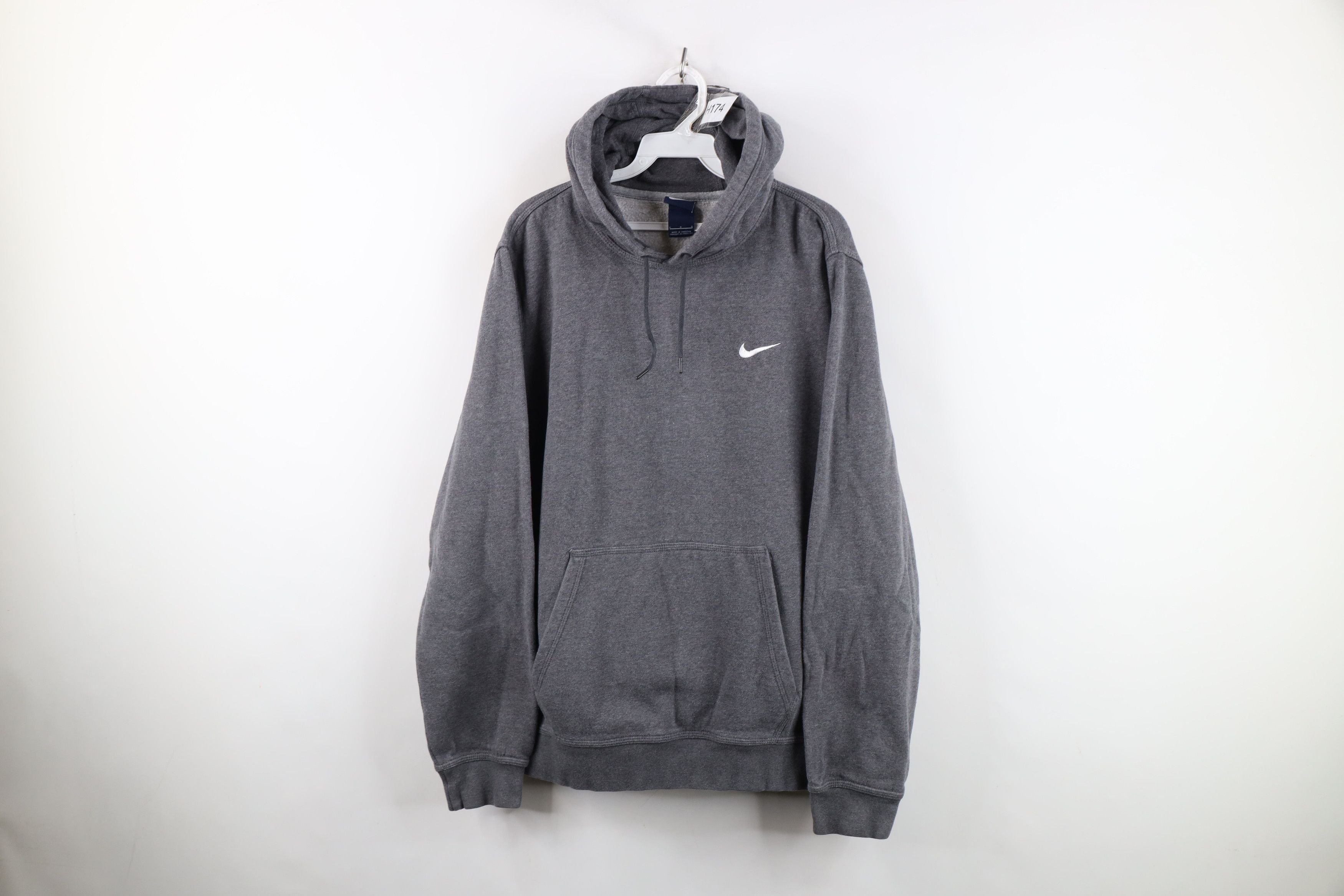Nike Vintage Nike Travis Scott Mini Swoosh Hoodie Sweatshirt Gray Size US L / EU 52-54 / 3 - 1 Thumbnail
