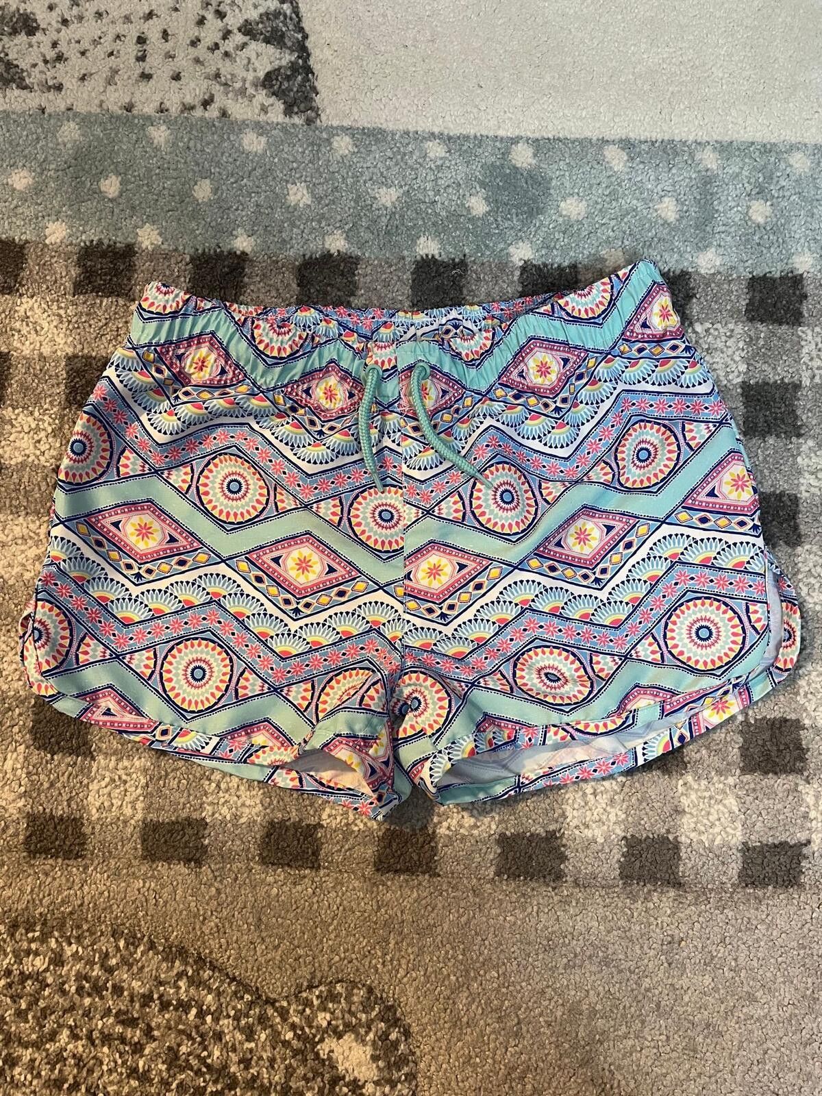 Zara Zara Girls Swim Shorts Size 9-10 Boho Print Beach Swimwear Size ONE SIZE - 5 Thumbnail