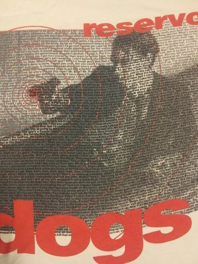 Hanes Vintage Rare 90's Reservoir Dogs 1992 Movie Promo XL T-shirt Size US XL / EU 56 / 4 - 3 Thumbnail