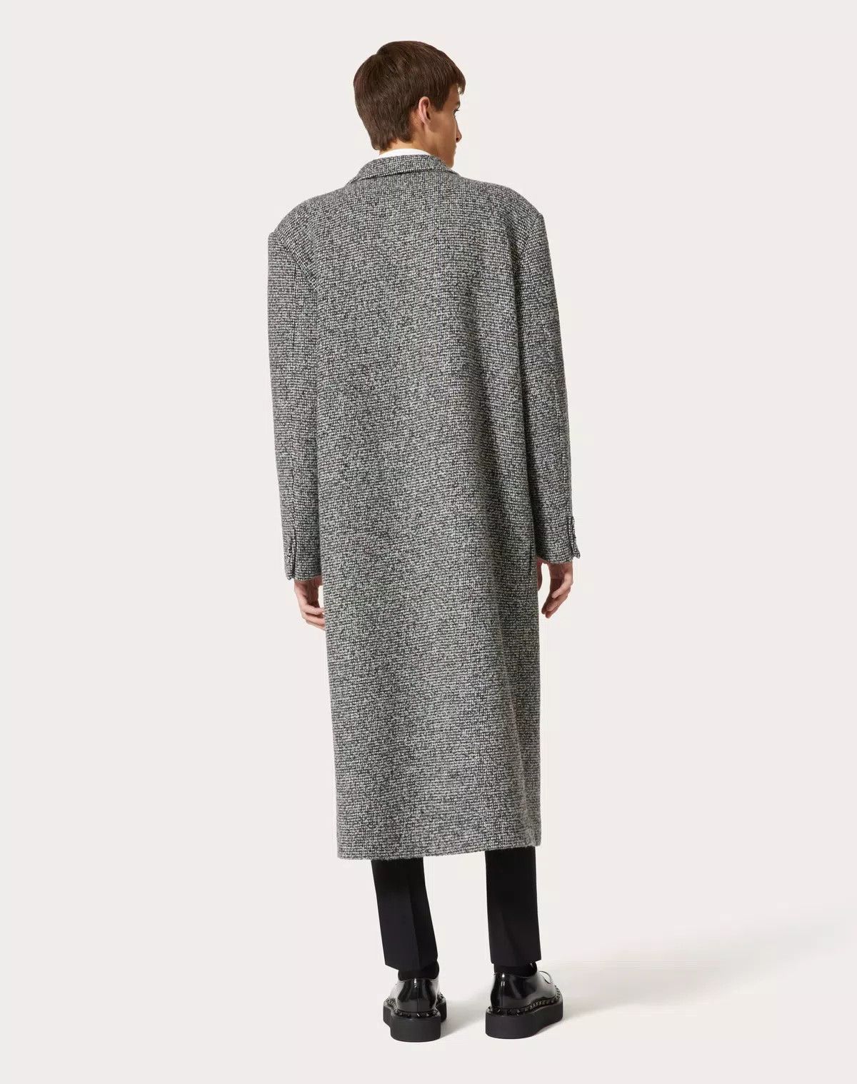 Valentino oc11z0725 Double Breasted Coat in Dark Grey Size US M / EU 48-50 / 2 - 5 Thumbnail