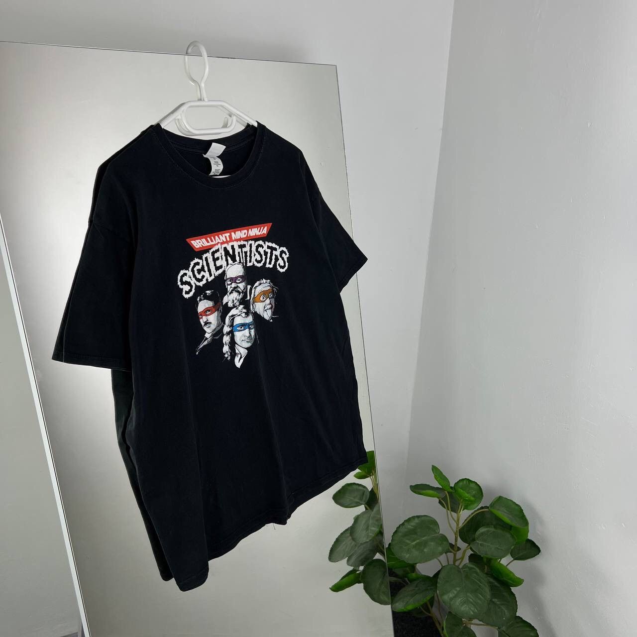 Band Tees Crazy Scientists Tee Vintage Y2k Style Brilliant Mind Ninja Size US XL / EU 56 / 4 - 1 Thumbnail