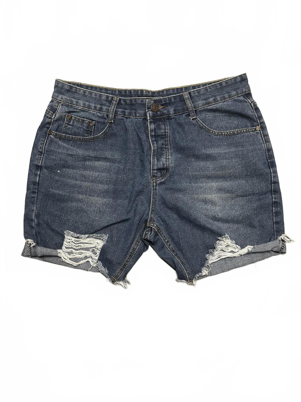 7 For All Mankind Classic Denim Distressed Shorts by MAN - Size 34 Size US 34 / EU 50 - 2 Thumbnail