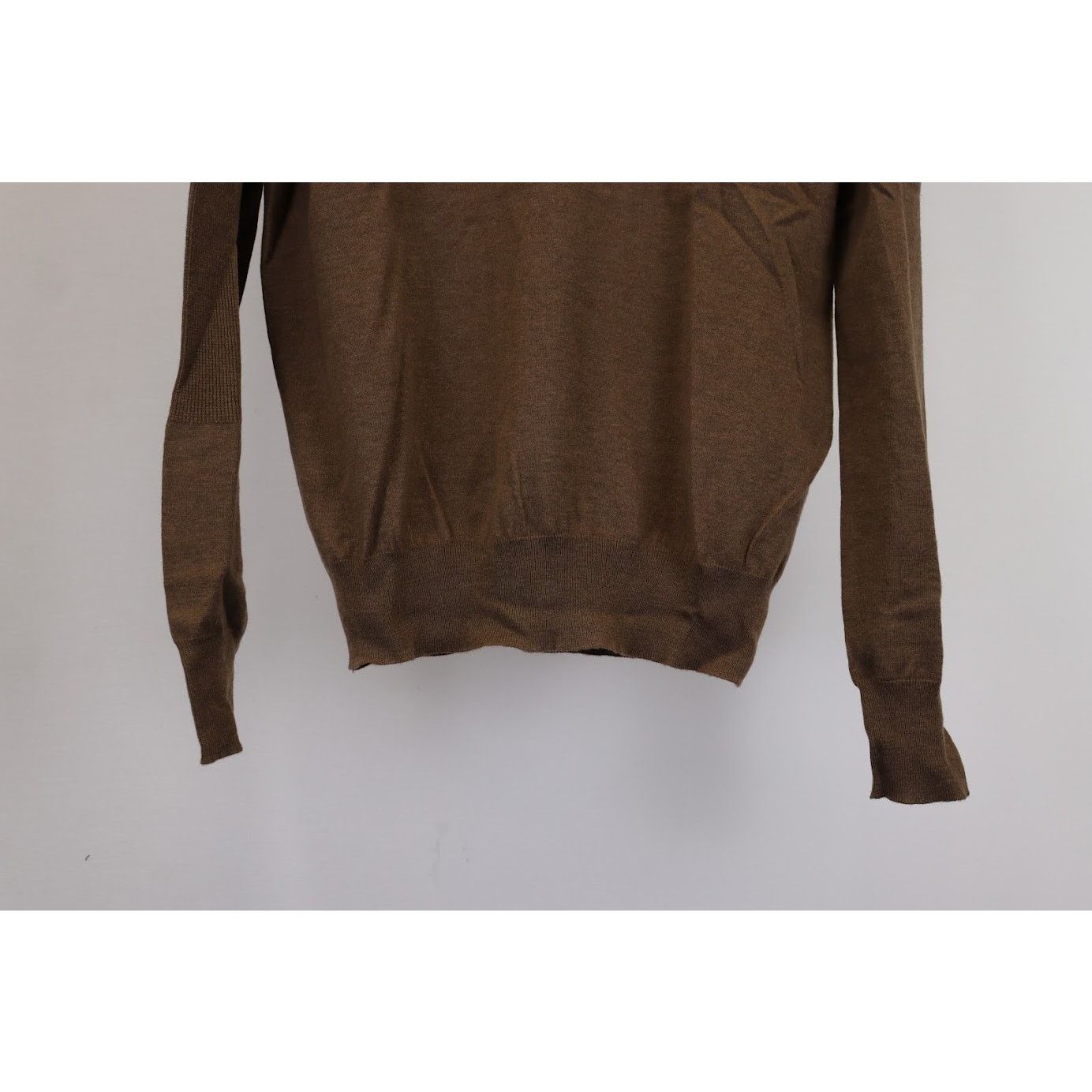 Amiri o1rshd1 Fitted Wool Turtleneck in Brown Size US M / EU 48-50 / 2 - 6 Thumbnail