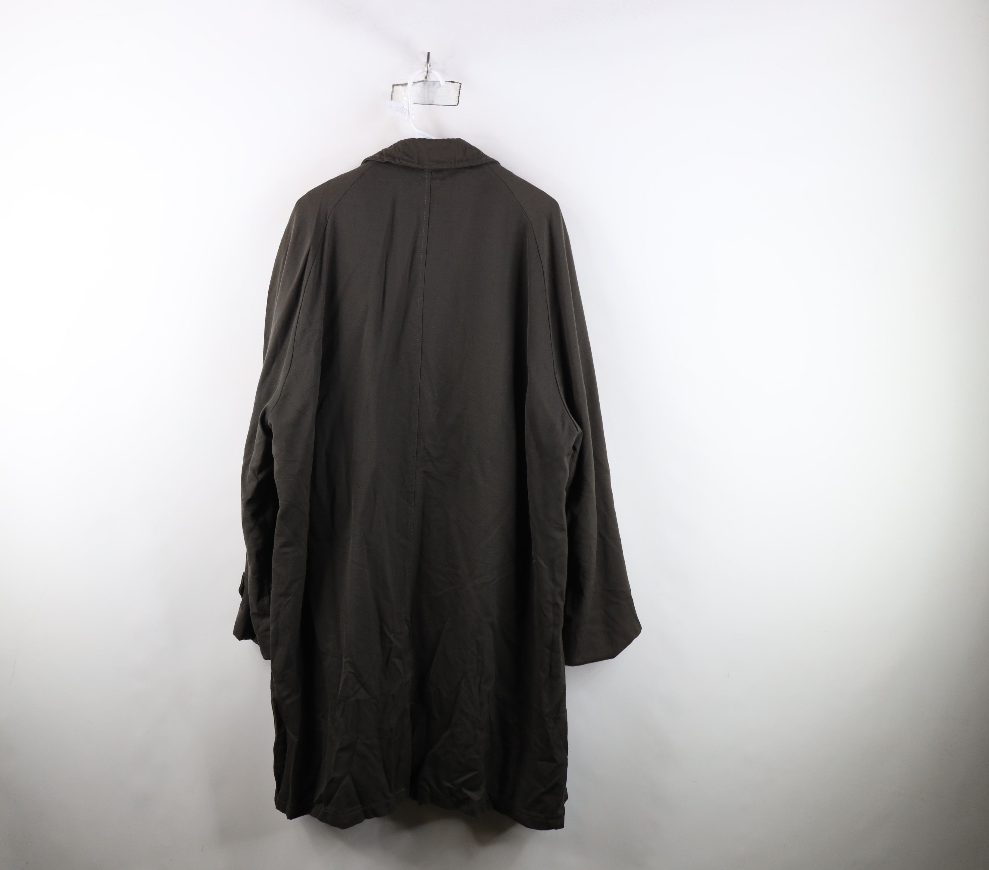 Vintage Vintage 50s 60s Streetwear Gabardine Trench Coat Rain Jacket Size US XXL / EU 58 / 5 - 13 Thumbnail