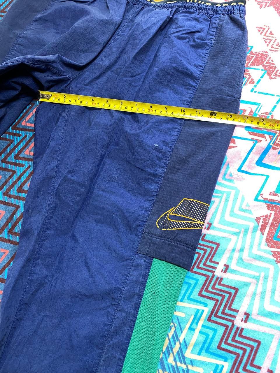 Nike × Vintage Y2K Nike Baggy Nylon Track Drill Pants Size US 34 / EU 50 - 8 Thumbnail