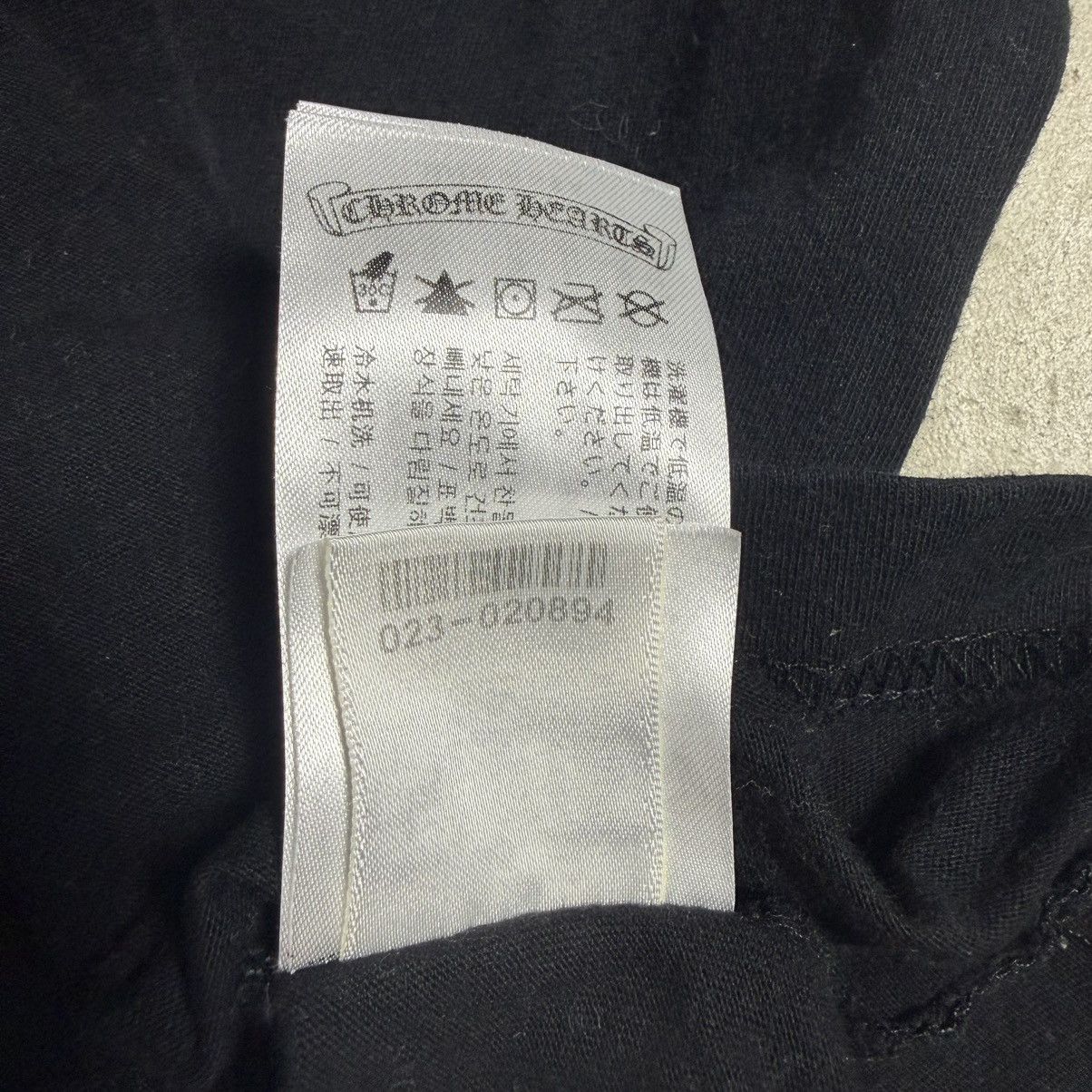Chrome Hearts Chrome Hearts Gothic Script Neck Logo T Shirt Size US S / EU 44-46 / 1 - 10 Thumbnail