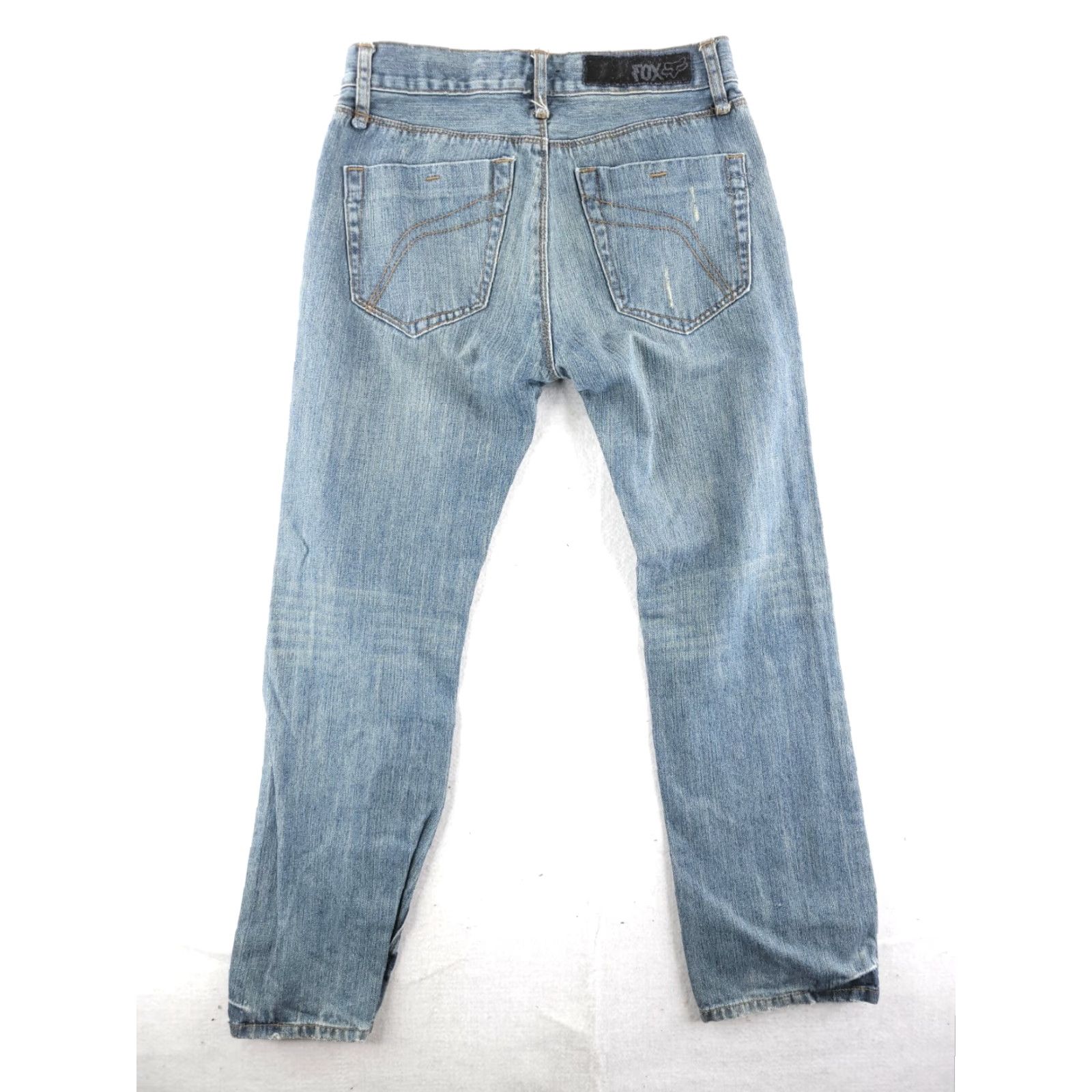 Fox Racing Fox Jeans Men's 28x28 Blue Low Rise Straight Fit Denim Pants Size US 28 / EU 44 - 5 Thumbnail