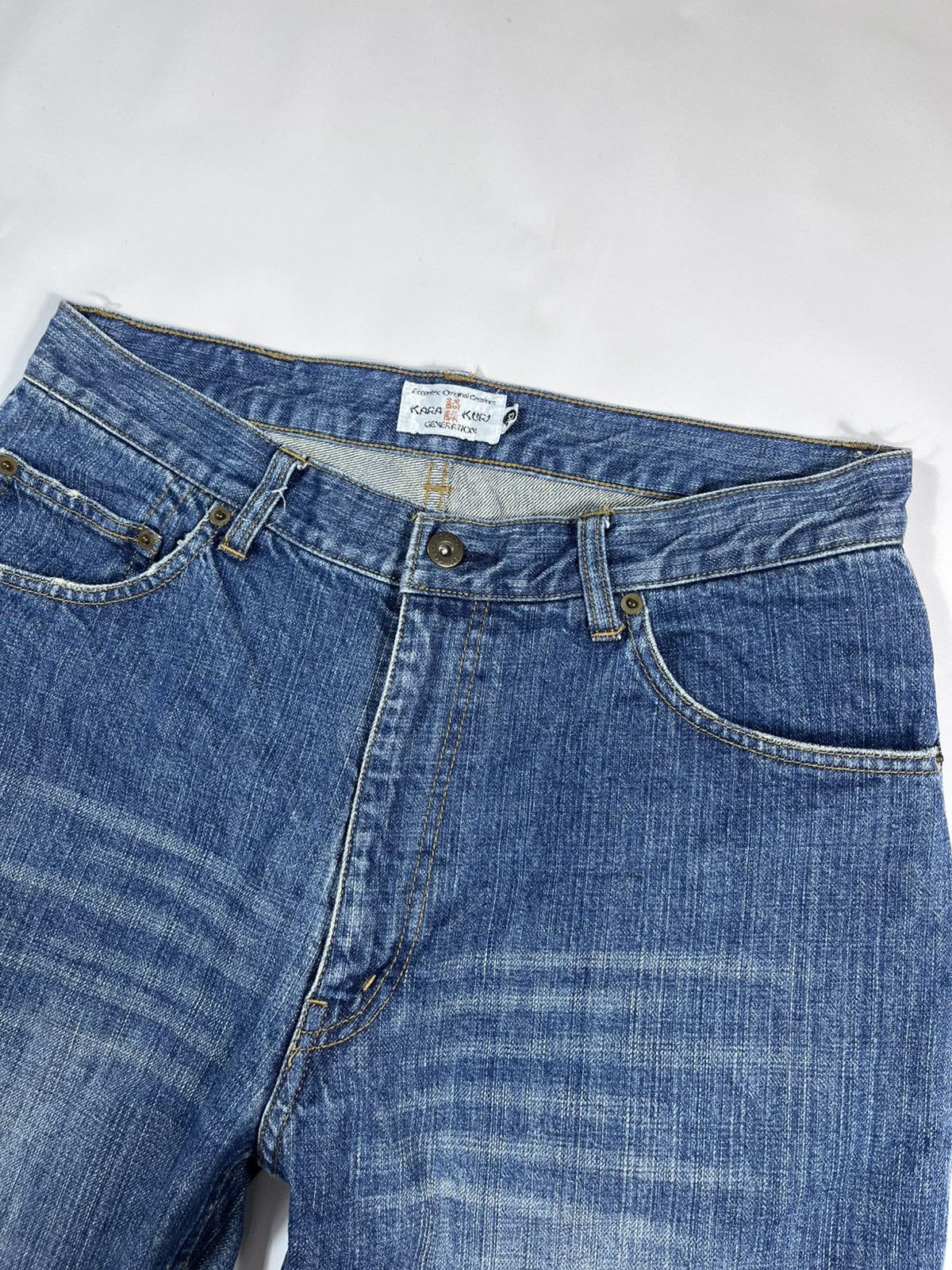 Karakuri Tamashii KARAKURI MULTIPOCKET SHORT PANTS DENIM Size US 32 / EU 48 - 3 Thumbnail