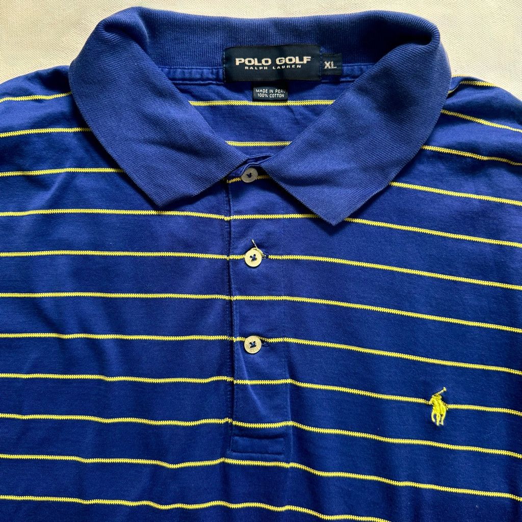 Polo Ralph Lauren Ralph Lauren Vintage Polo Golf Blue XL Size US XL / EU 56 / 4 - 2 Thumbnail