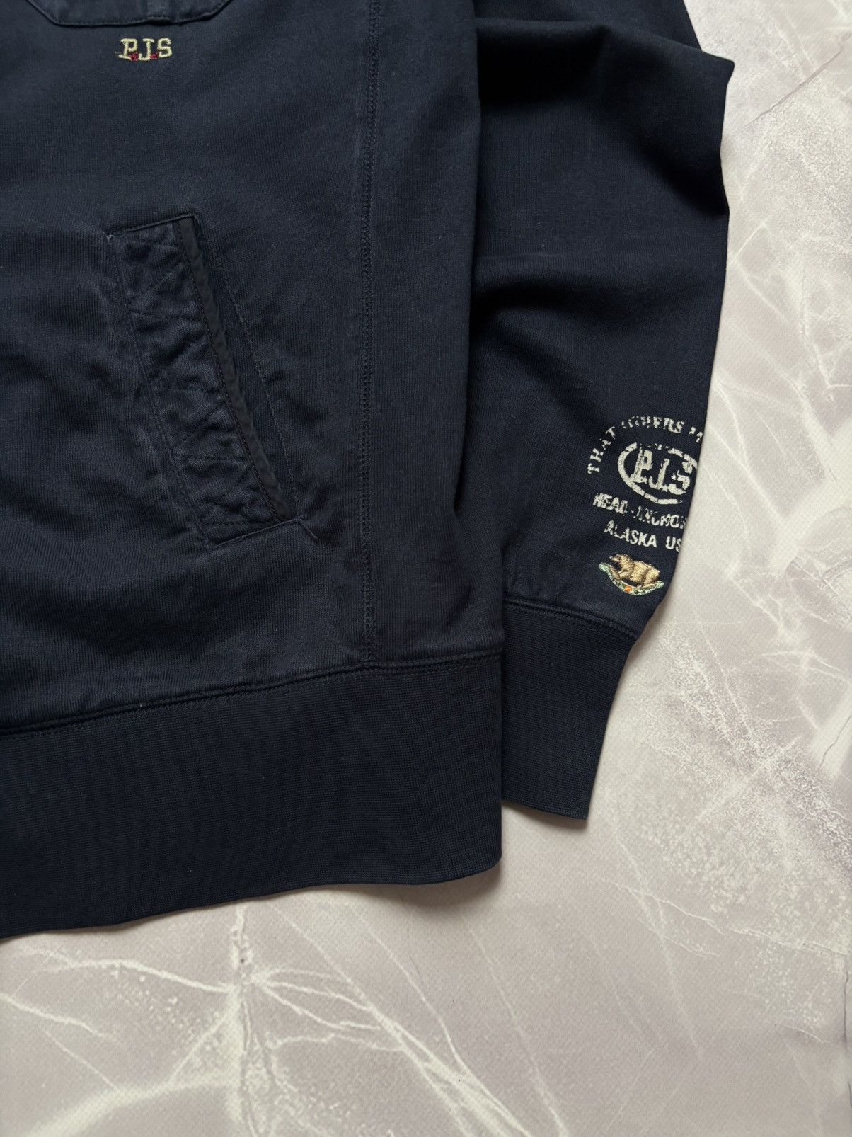 Parajumpers Parajumpers Anchorage Sweat Jacket Full Zip Cotton Dark Navy Size US M / EU 48-50 / 2 - 6 Thumbnail