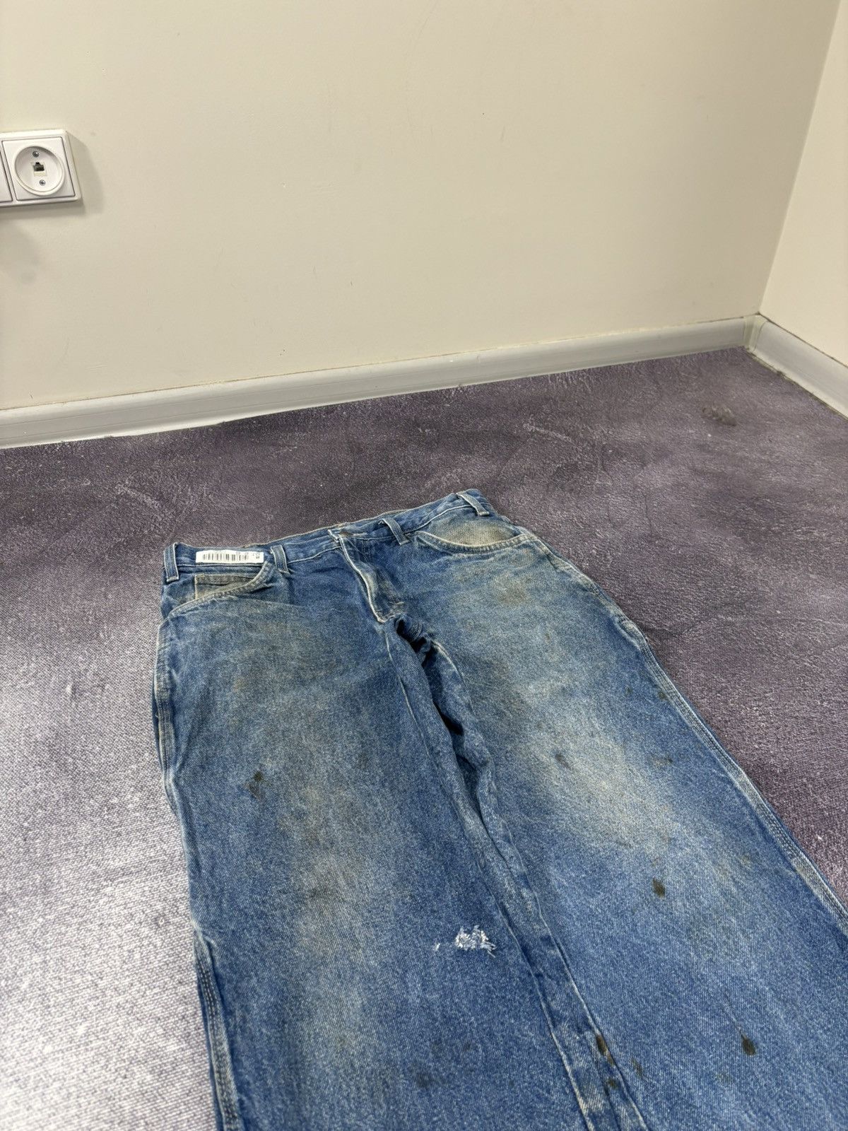 Dickies Vintage Dickies Distressed Denim USA Work Hype Baggy Jeans Size US 32 / EU 48 - 12 Thumbnail