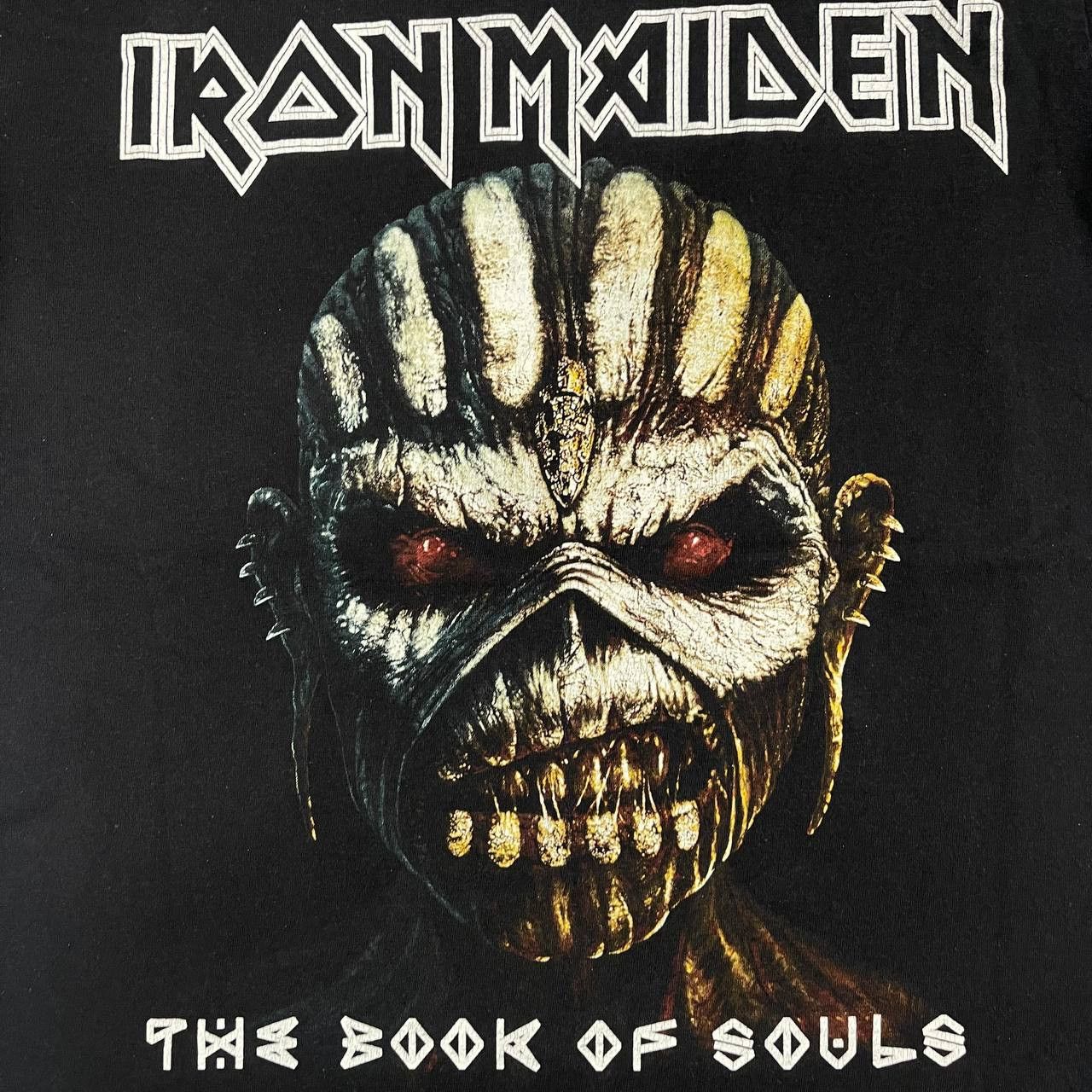 Vintage Vintage X Band Tees X Iron Maiden The Book Of Souls Tour Tee Size US S / EU 44-46 / 1 - 8 Thumbnail