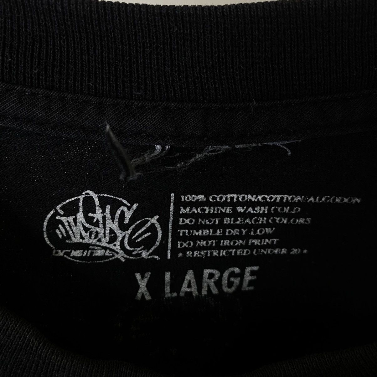 Vintage Y2K Inside Originals Marijuana Streetwear T Shirt Size US XL / EU 56 / 4 - 3 Thumbnail