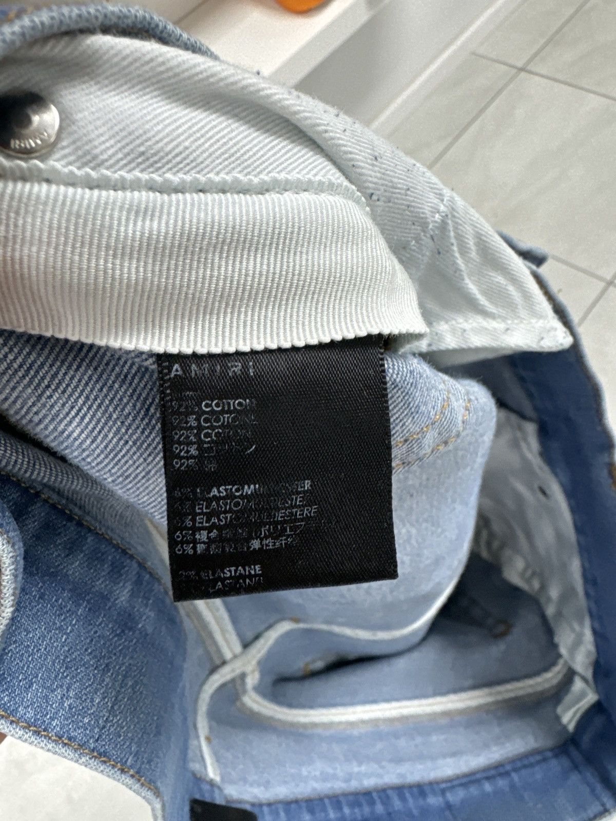 Amiri Amiri light wash Hawaii patch Size US 38 / EU 54 - 4 Thumbnail