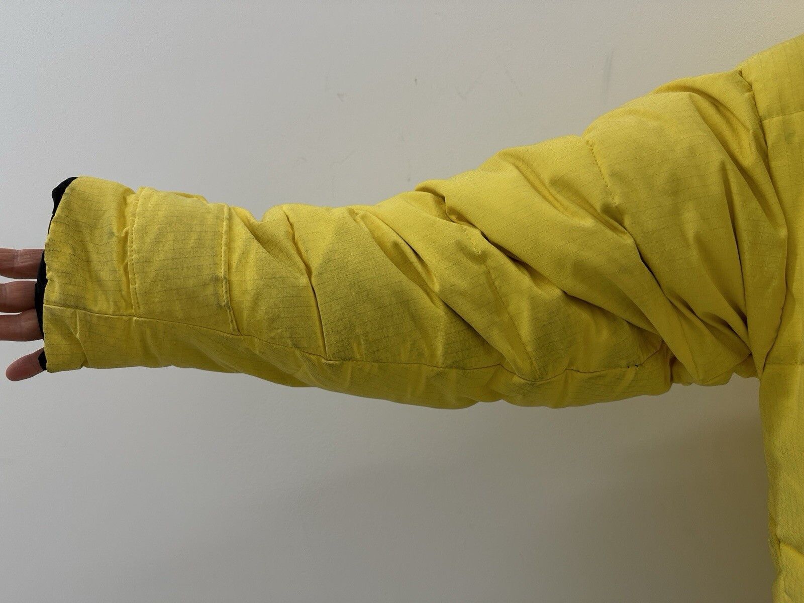 Schott Vintage 1990s 90s Yellow Puffer Down Jacket Schott NYC Men Size US S / EU 44-46 / 1 - 15 Thumbnail