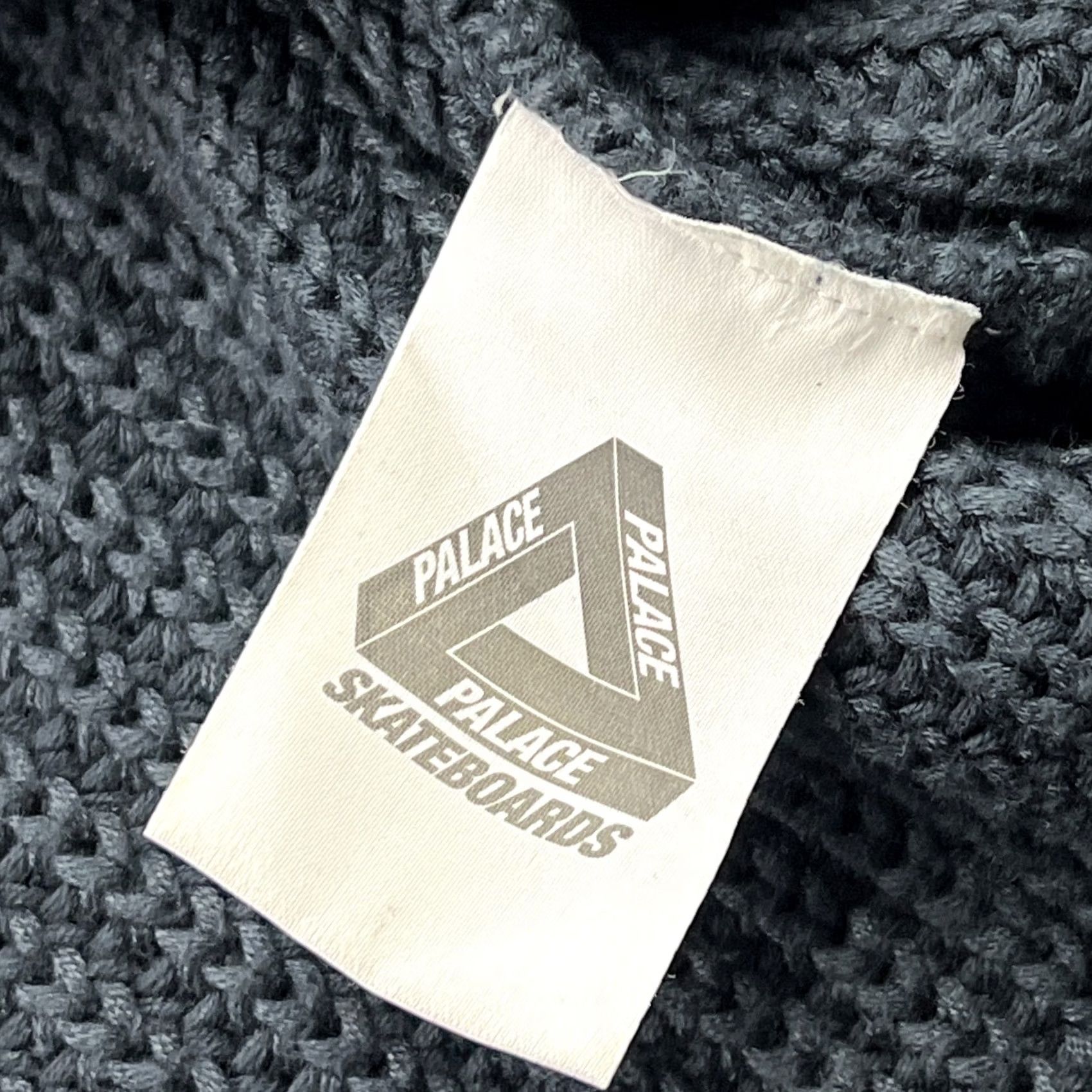 Palace Palace Thick Chunk Knit Sweater Mens M Navy Crewneck Knitted Heavy Cardigan Pullover Modern Knit Shirt Size US M / EU 48-50 / 2 - 6 Thumbnail