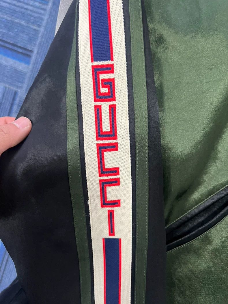 Gucci Silk arm logo jacket 2504-Nextarrow