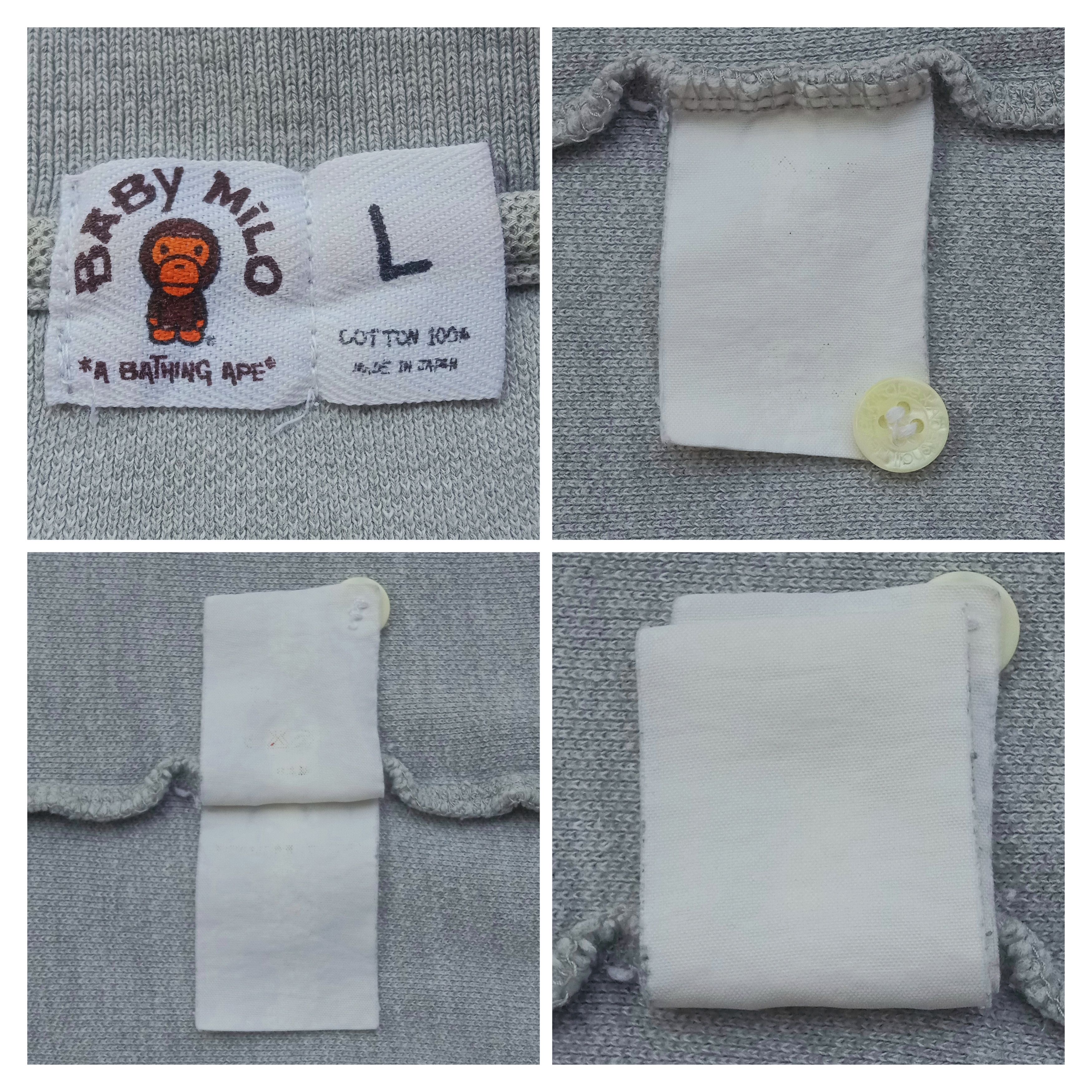Bape Baby Milo One Point Polo (2005) Size US L / EU 52-54 / 3 - 7 Thumbnail