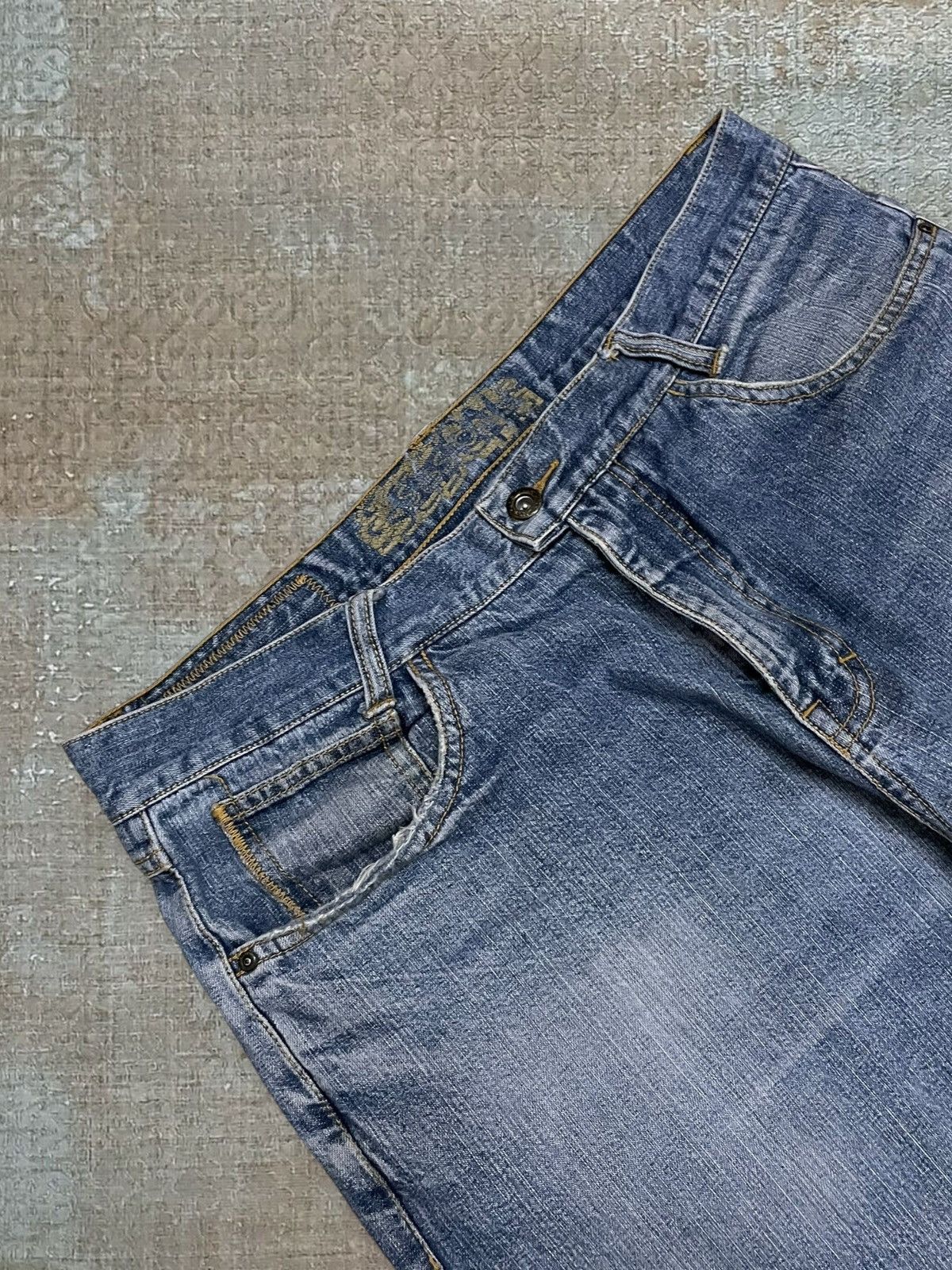 Sessions Vintage 1990s Designer Sessions Streetwear Baggy Denim Style Size US 34 / EU 50 - 8 Thumbnail