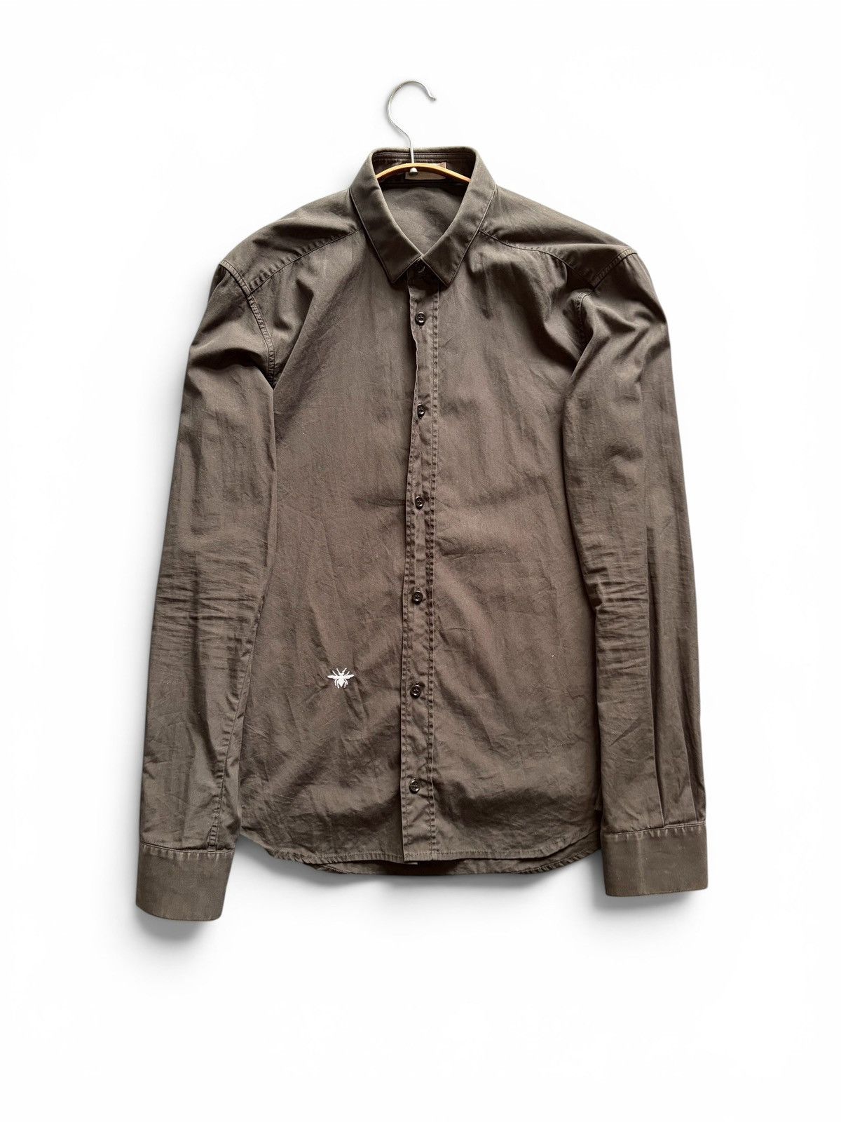 Dior Hedi Slimane Dior Homme bee Shirt Size 48S - 1 Thumbnail