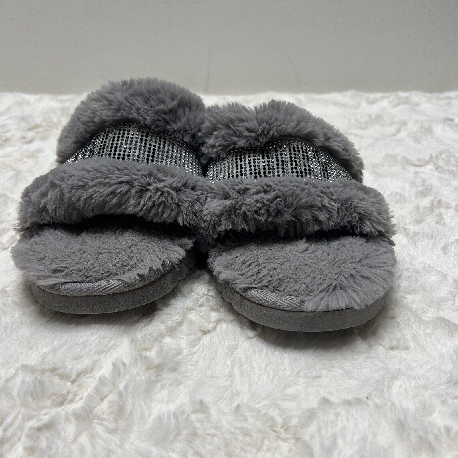 Juicy Couture Juicy Couture Halo Women’s Size 8 Grey Slip On Slippers Size US 8 / IT 38 - 3 Thumbnail