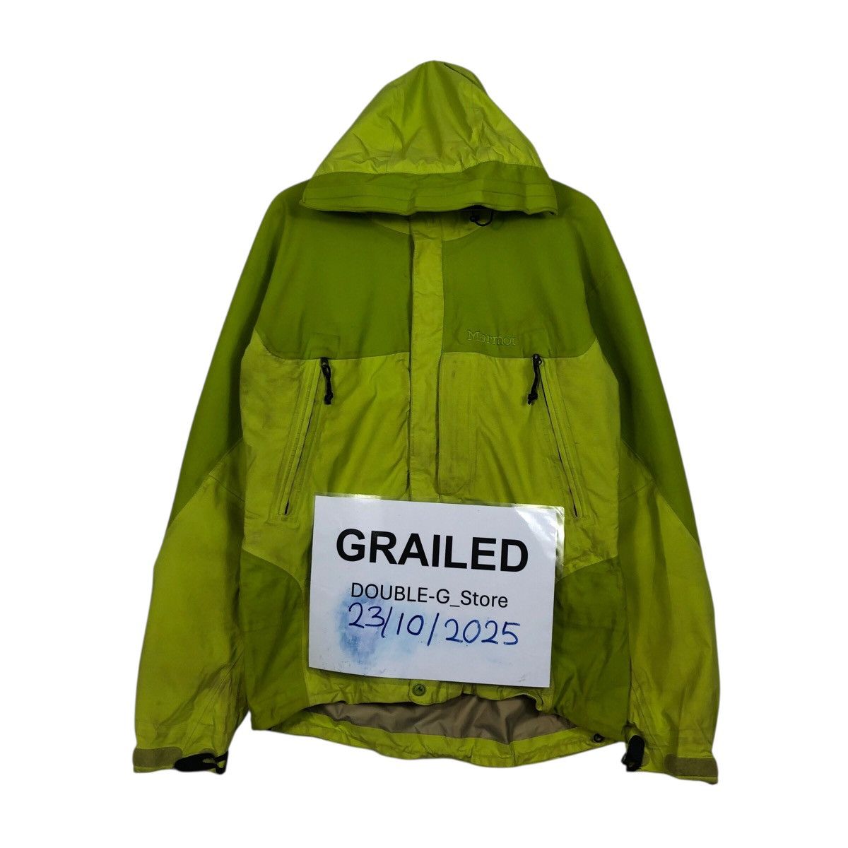 Japanese Brand 📌Hunting Jacket Zipper Marmot Goretex Size US S / EU 44-46 / 1 - 1 Thumbnail