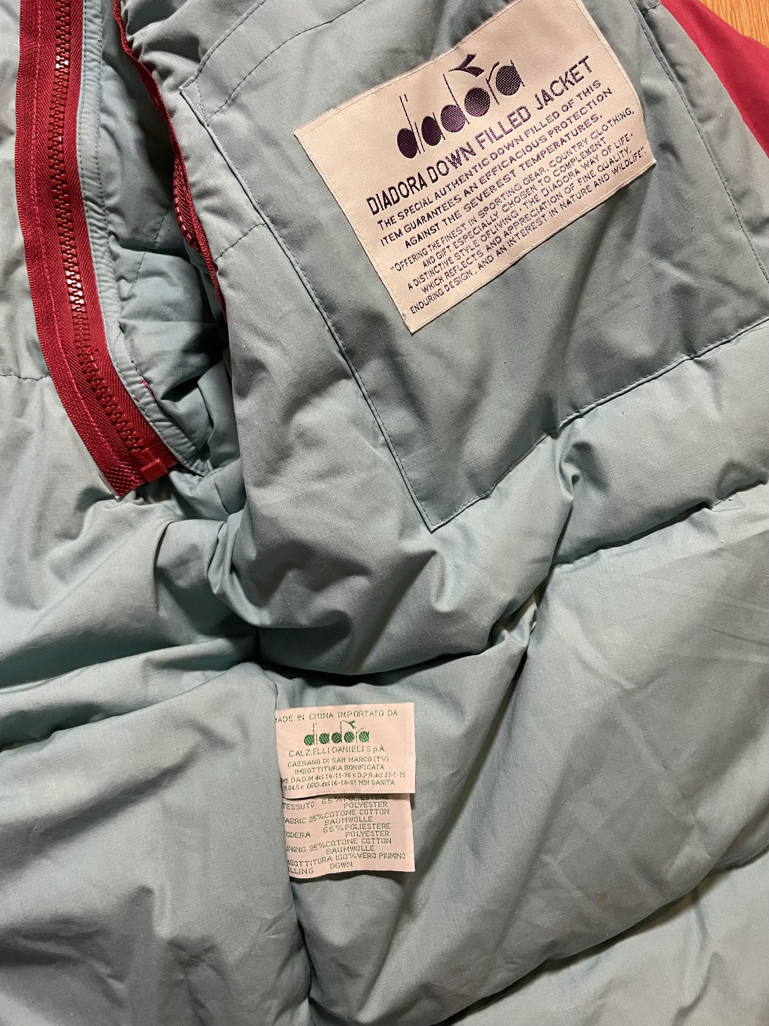 Diadora Vintage Diadora Puffer Jacket Size Medium Size US M / EU 48-50 / 2 - 6 Thumbnail
