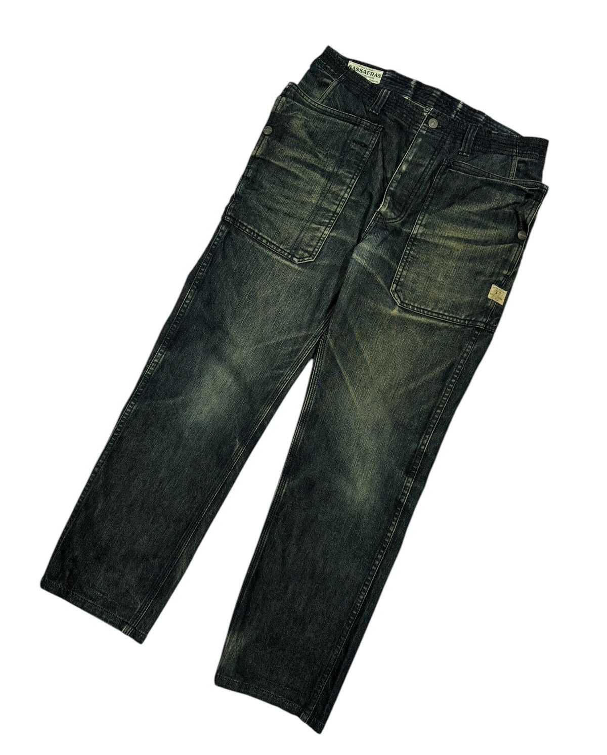 Mister Freedom Sassafras Puzzle Ring Multipocket Jeans Size US 31 - 6 Thumbnail