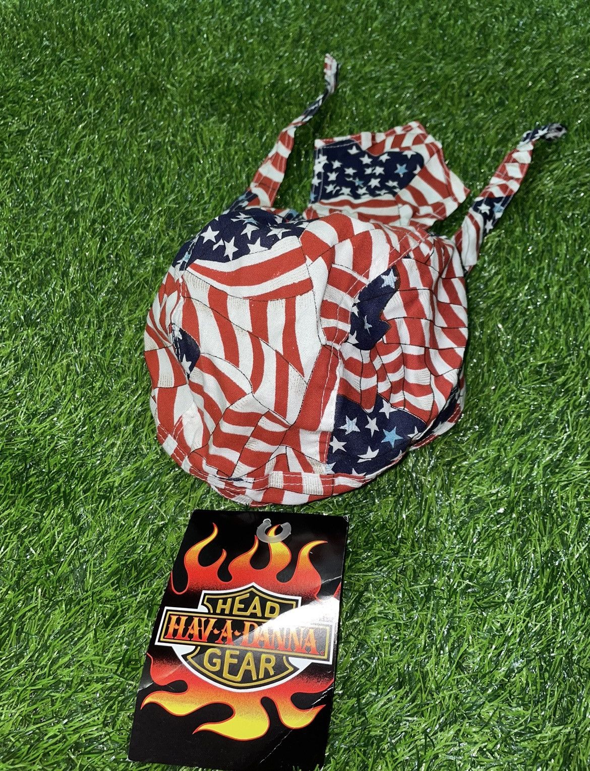 Vintage Vintage USA United States Flag Havadanna Headwear Cap Size ONE SIZE - 1 Thumbnail