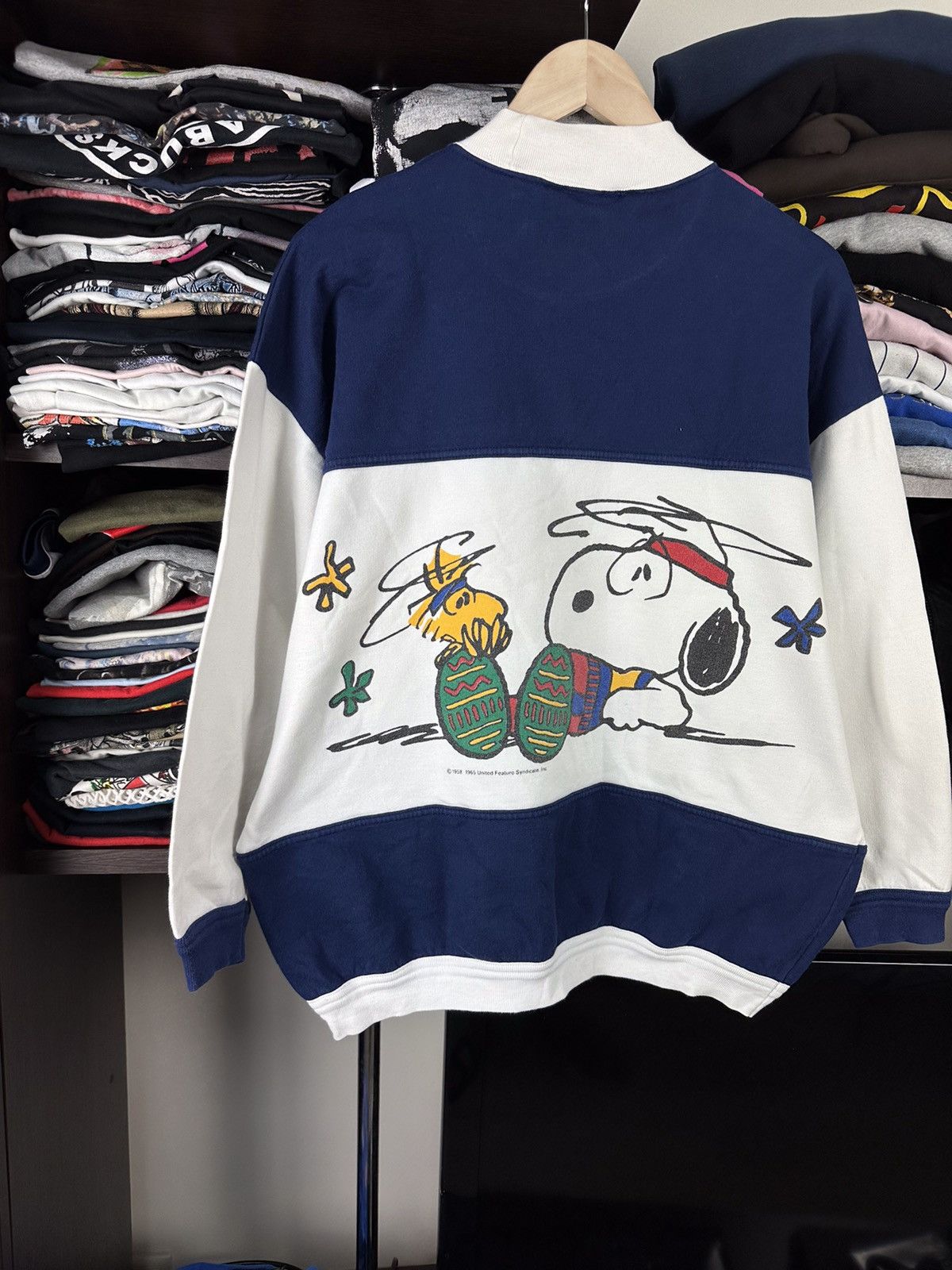Vintage 1958s Snoopy Graphic Sweatshirt Size US L / EU 52-54 / 3 - 8 Thumbnail