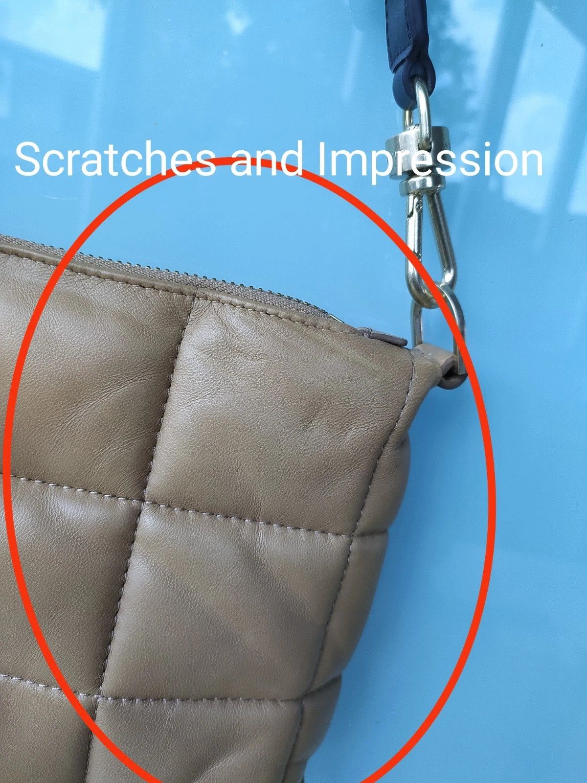 Allsaints ALLSAINTS Eve Leather Quilted Crossbody Bag FTP - 8020 Size ONE SIZE - 13 Thumbnail