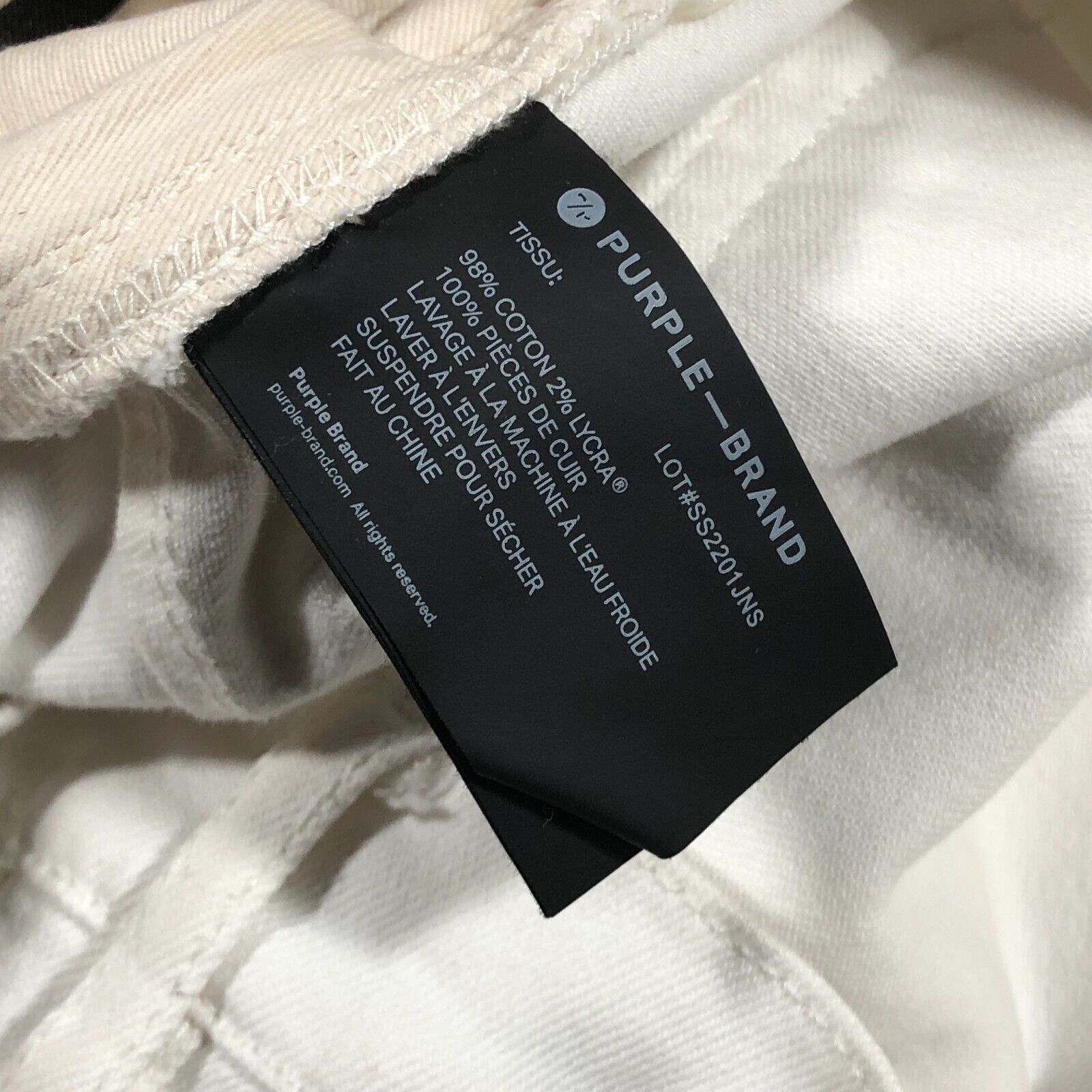 Purple Brand PURPLE BRAND P001 GREY FOUR POCKET DESTROY Jeans size 36x34 Size US 36 / EU 52 - 13 Thumbnail