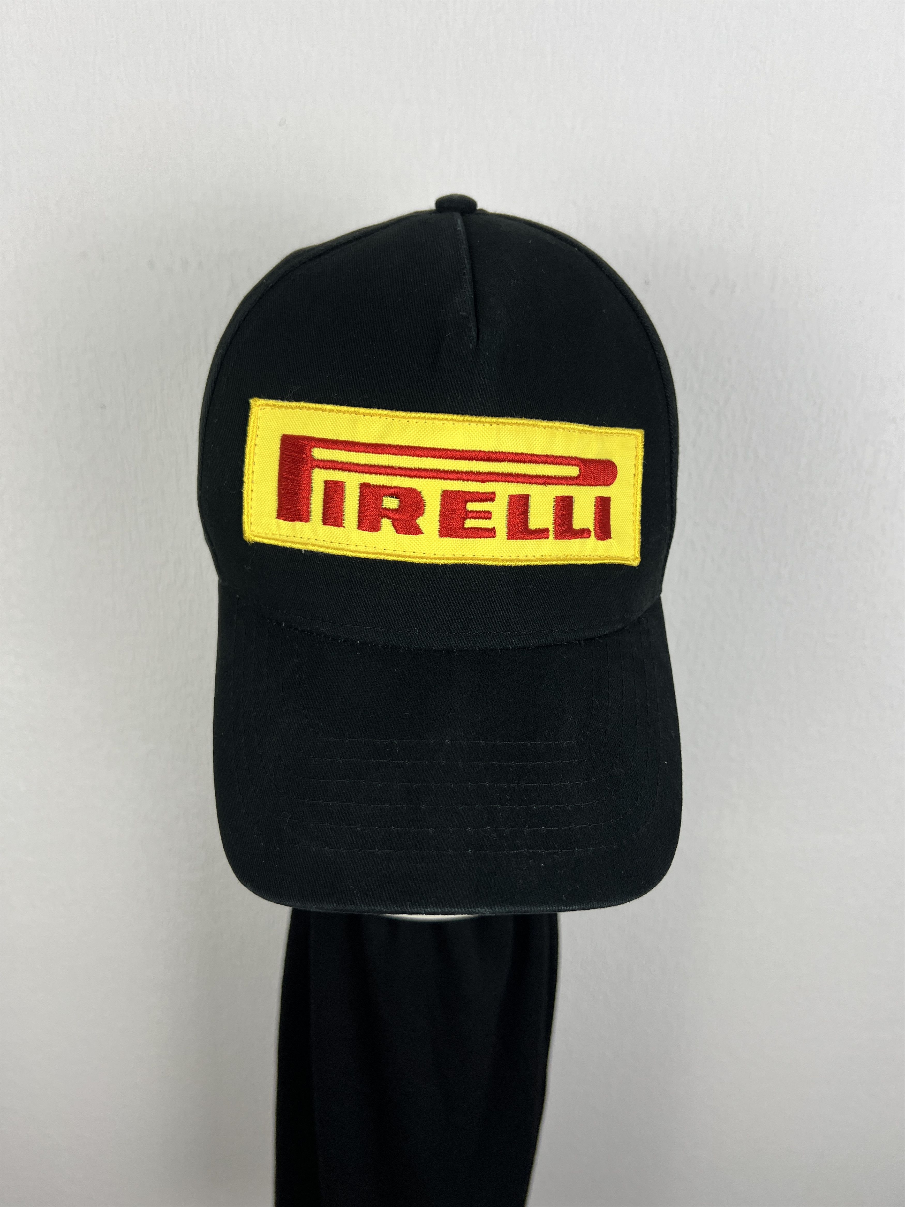 Vintage Pirelli F1 Racing Hat Cap Authentic Black Gold Rare Ferrari Size ONE SIZE - 1 Thumbnail