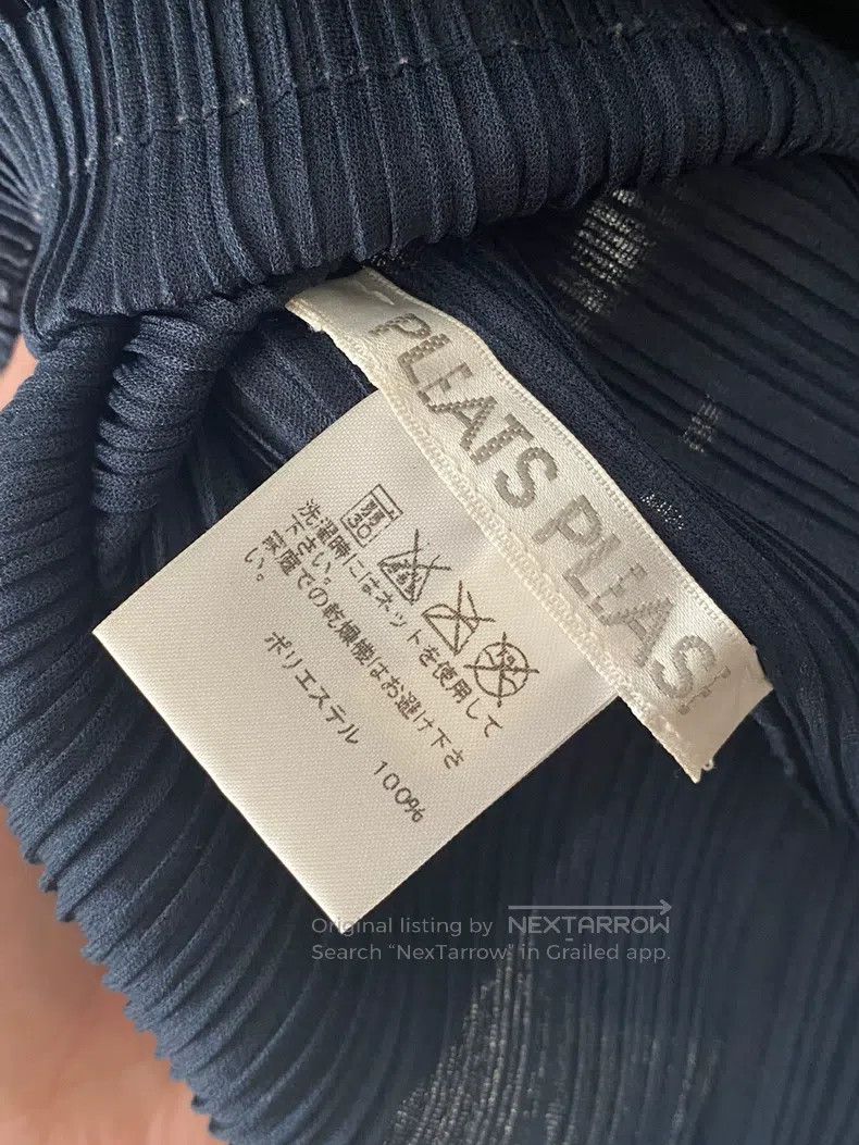 Issey Miyake Issey Miyake Turtleneck Ribbed Long-Sleeve Top Size L / US 10 / IT 46 - 4 Thumbnail