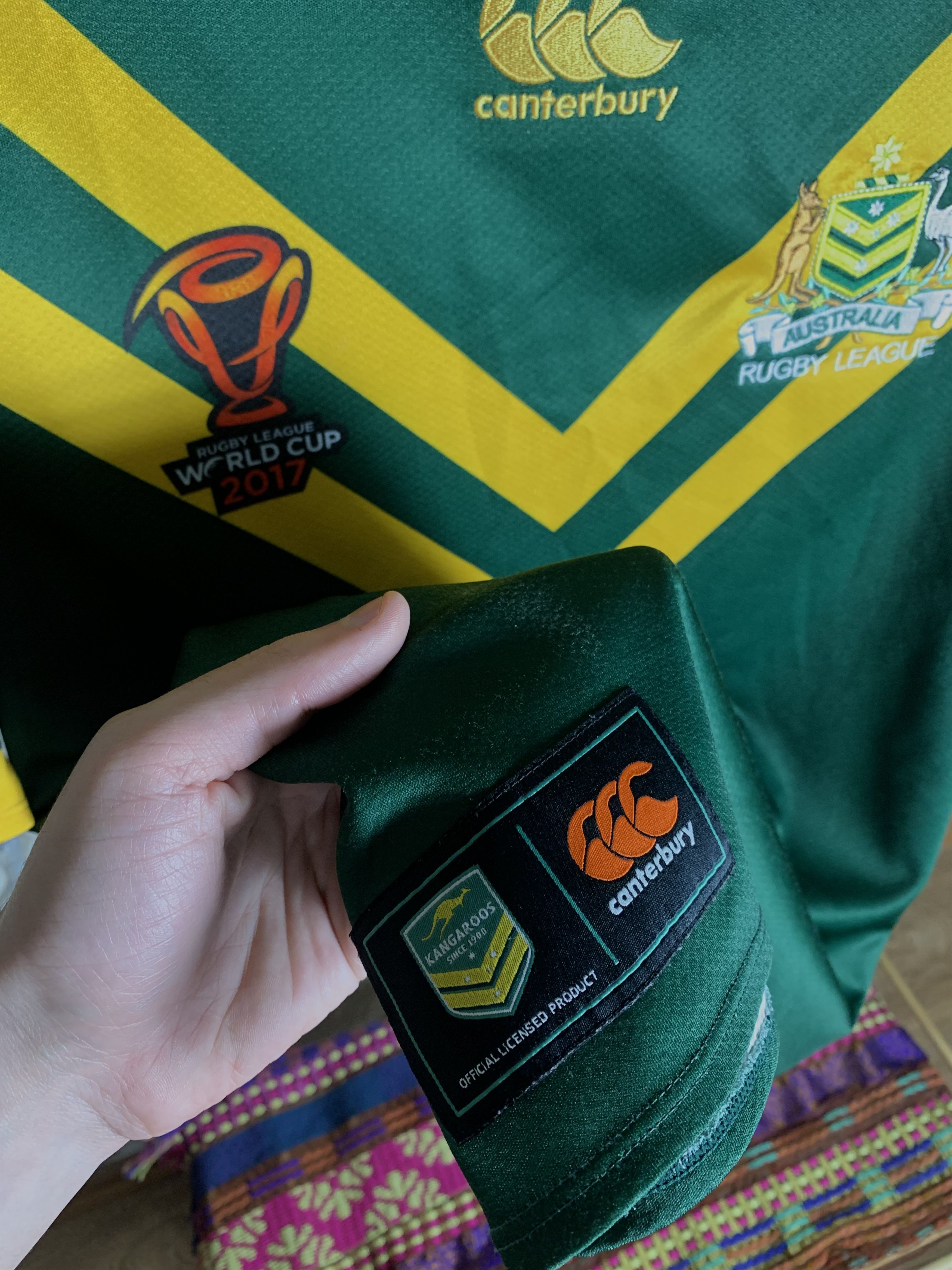 Canterbury of New Zealand VINTAGE CANTERBURY NRL AUSTRALIA RUGBY JERSEY RETRO Y2K 90s Size US XL / EU 56 / 4 - 3 Thumbnail