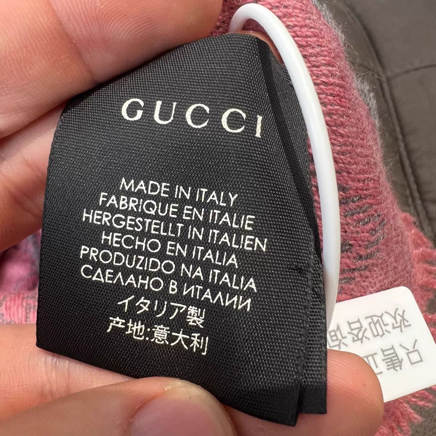 Gucci GUCCI PINK SCARF NEW Size ONE SIZE - 4 Thumbnail