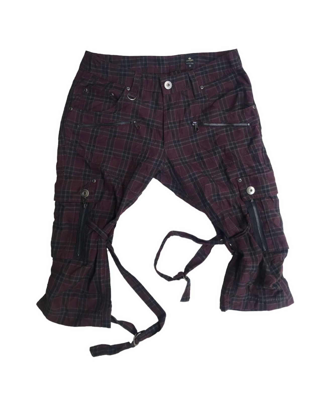 image of Seditionaries Semantic Design Shorts Bondage in Red, Men's (Size 31)