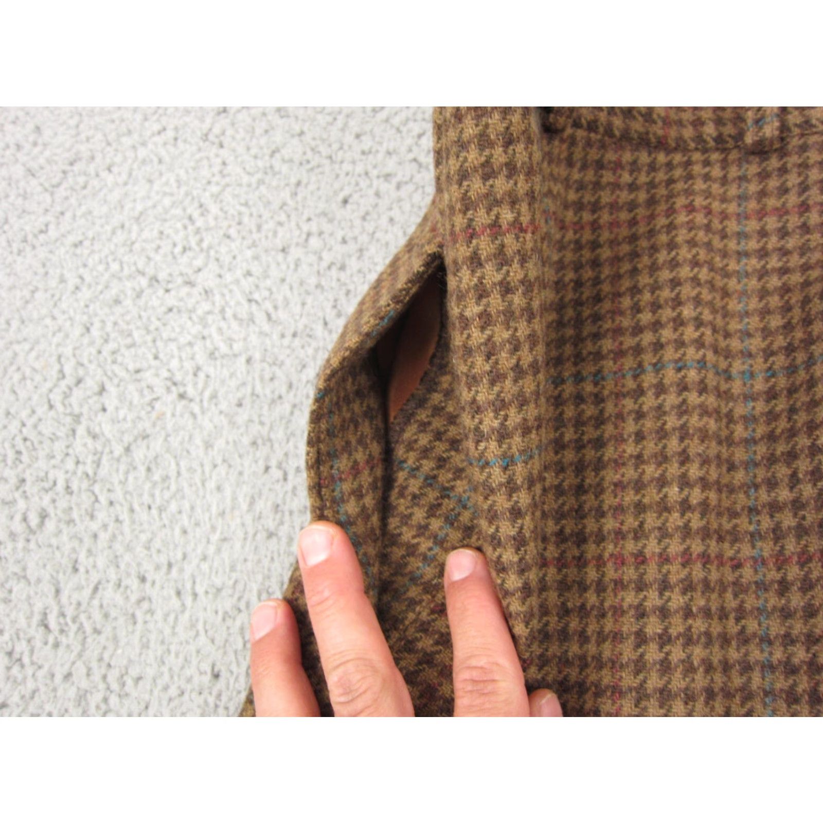 Vintage VINTAGE Country Shop Skirt Women 10 Brown A-Line Midi Wool Made in USA 70s Tweed City Preppy 80s 90s Womens Size 32" / US 10 / IT 46 - 5 Thumbnail
