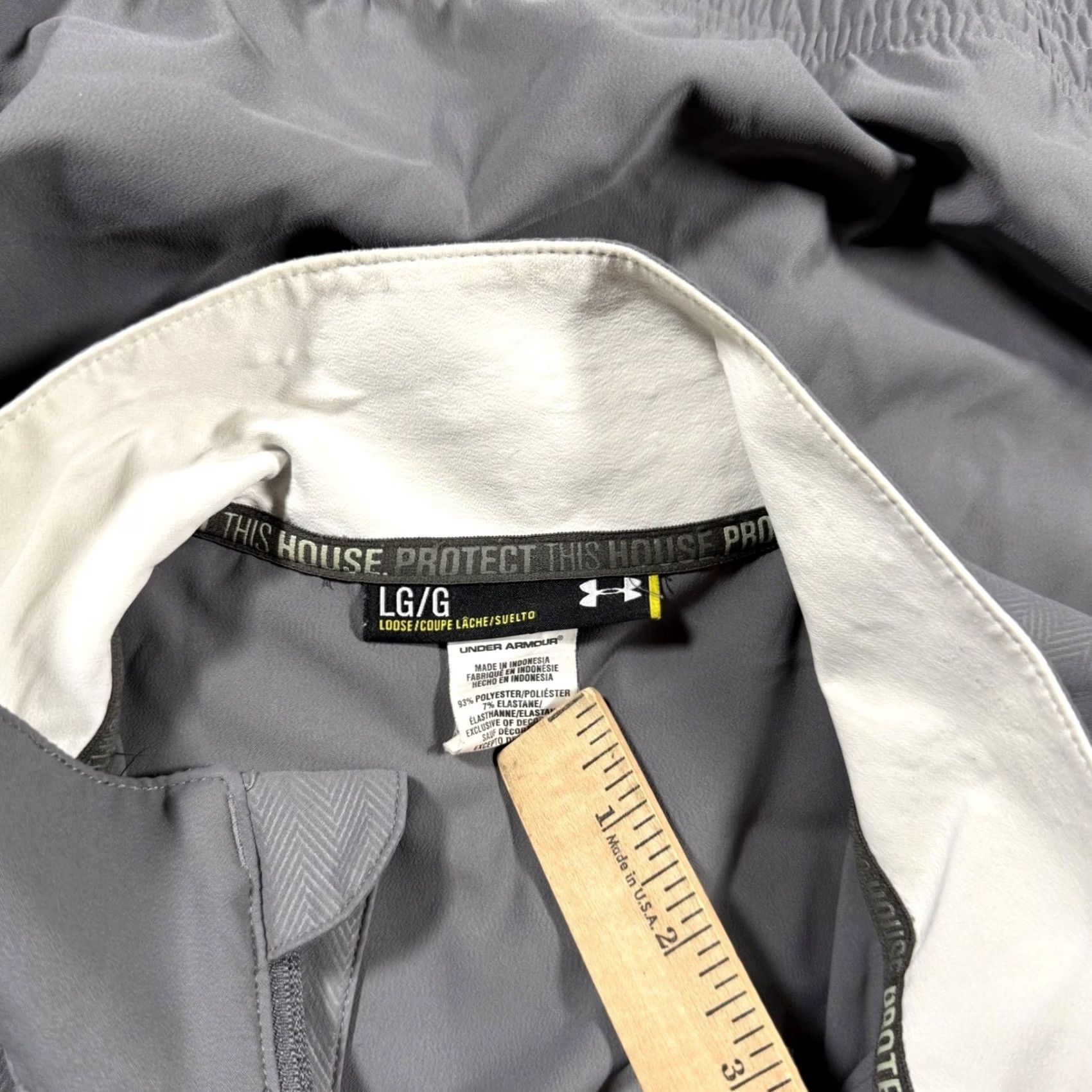 Under Armour Under Armour Bulls Basketball Performance Full Zip Herringbone Jacket Size L Gray Men Size US L / EU 52-54 / 3 - 4 Thumbnail