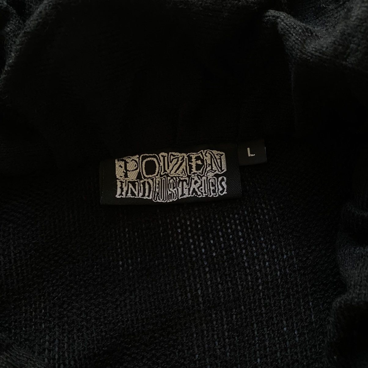 Hysteric Glamour 00s Punk Poizen Industries Corset Lace Up Zip Sweatshirt Y2K Size L / US 10 / IT 46 - 8 Thumbnail