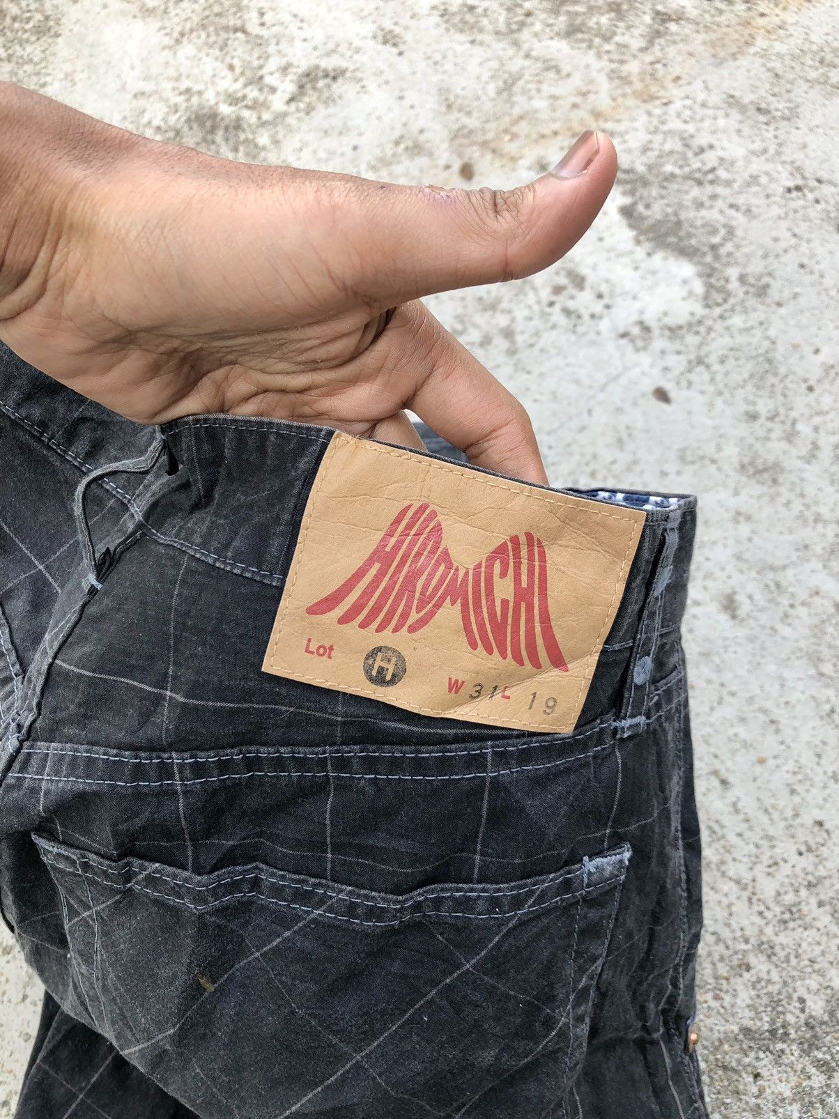 Designer × Japanese Brand HIROMICHI NAKANO FADED BLACK 3 QUARTER PANT Size US 28 / EU 44 - 4 Thumbnail