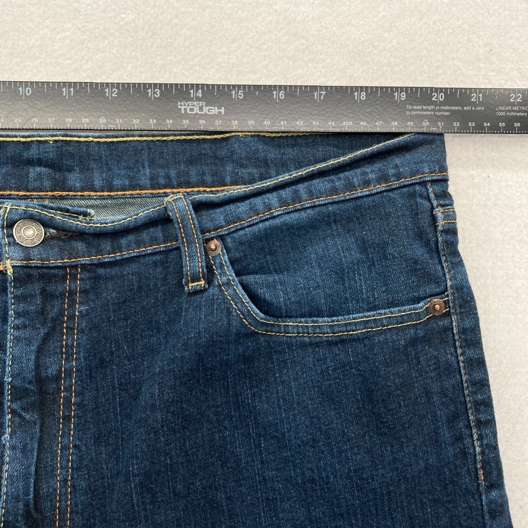 Levi's Levi's 541 Jeans Mens 40x30 Athletic Fit Tapered Leg Denim Pants Blue Stretch Cotton Spandex Size US 40 / EU 56 - 7 Thumbnail