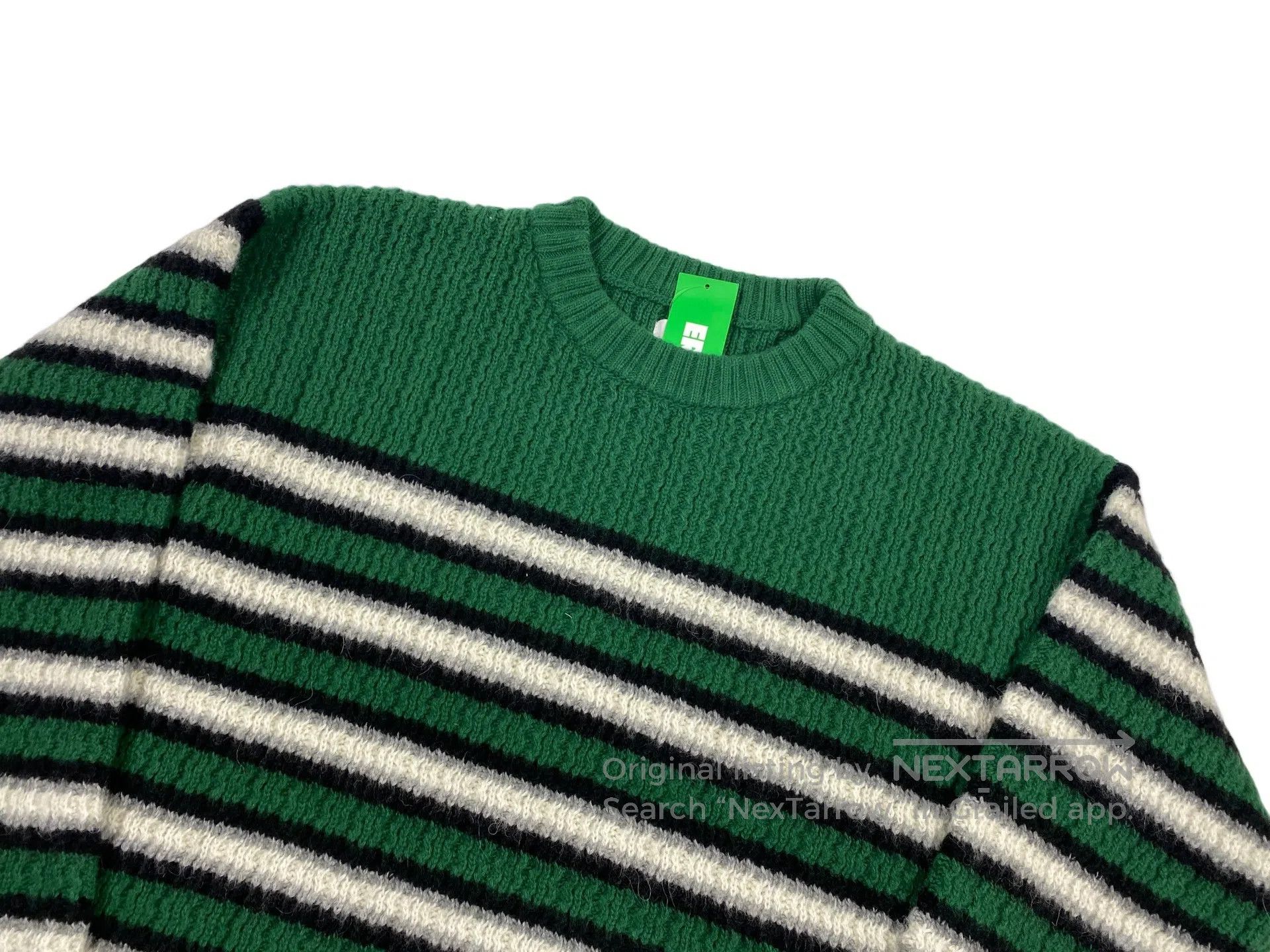 ERL ERL Green Striped Sweater Size US XL / EU 56 / 4 - 3 Thumbnail