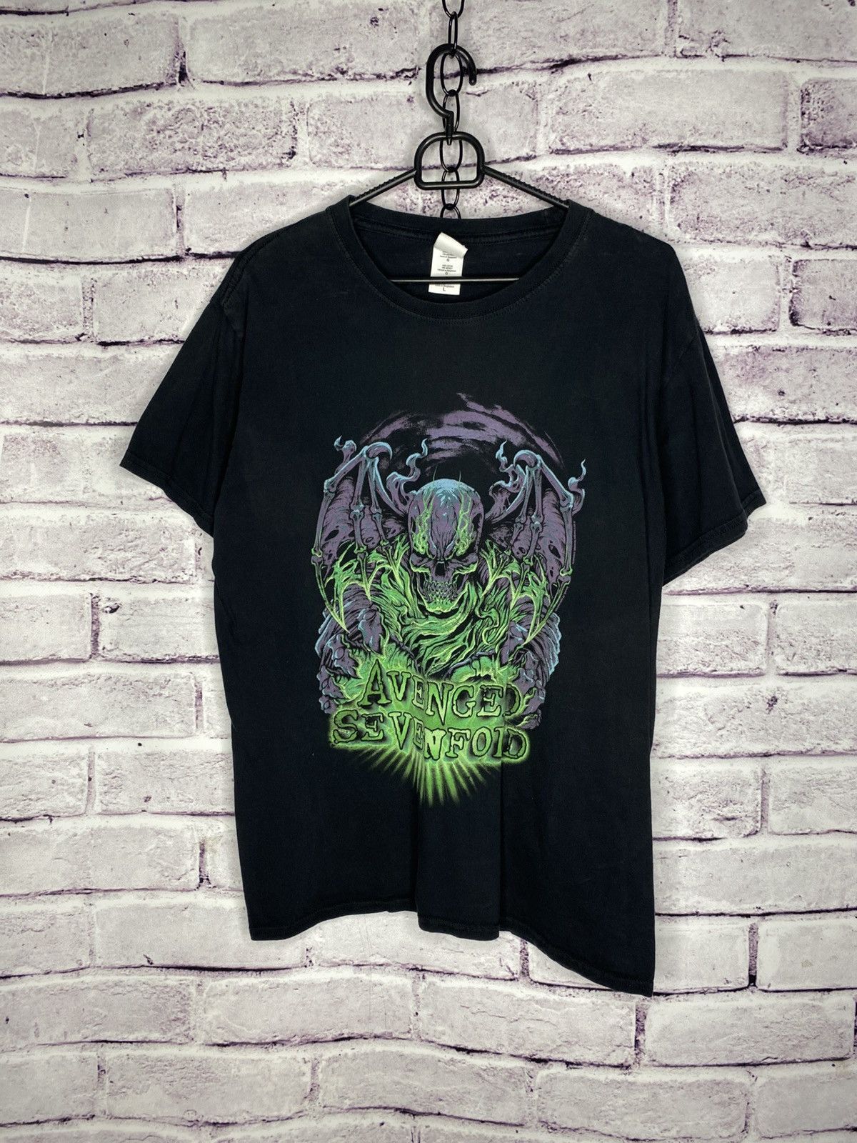 Band Tees Vintage Avenged Sevenfold Skull Death Retro Rare Hype Size US L / EU 52-54 / 3 - 1 Thumbnail